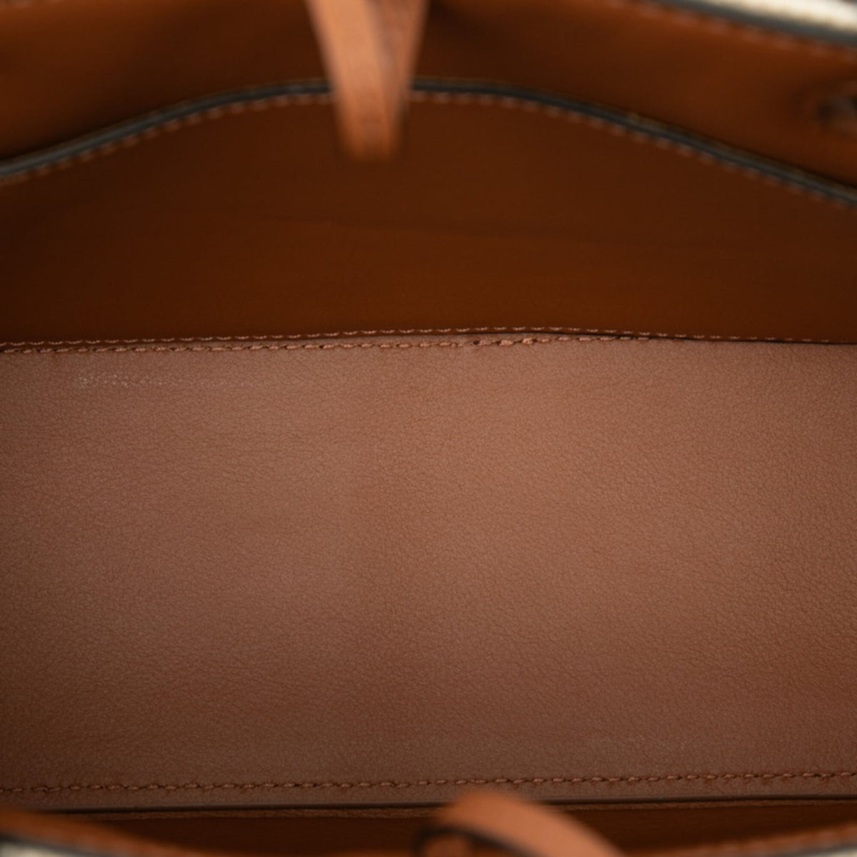 Loewe Beige Brown Canvas Leather Handbag Shoulder Bag (Pre-Owned)
