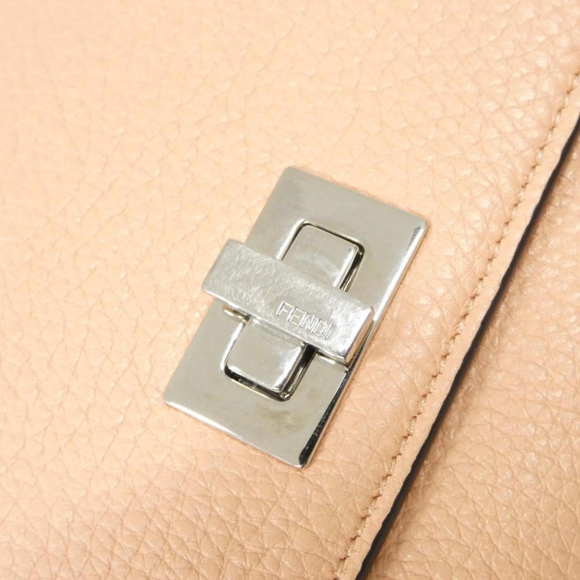 Fendi Baby Pink Leather Wallet (Bi-Fold) (Pre-Owned)