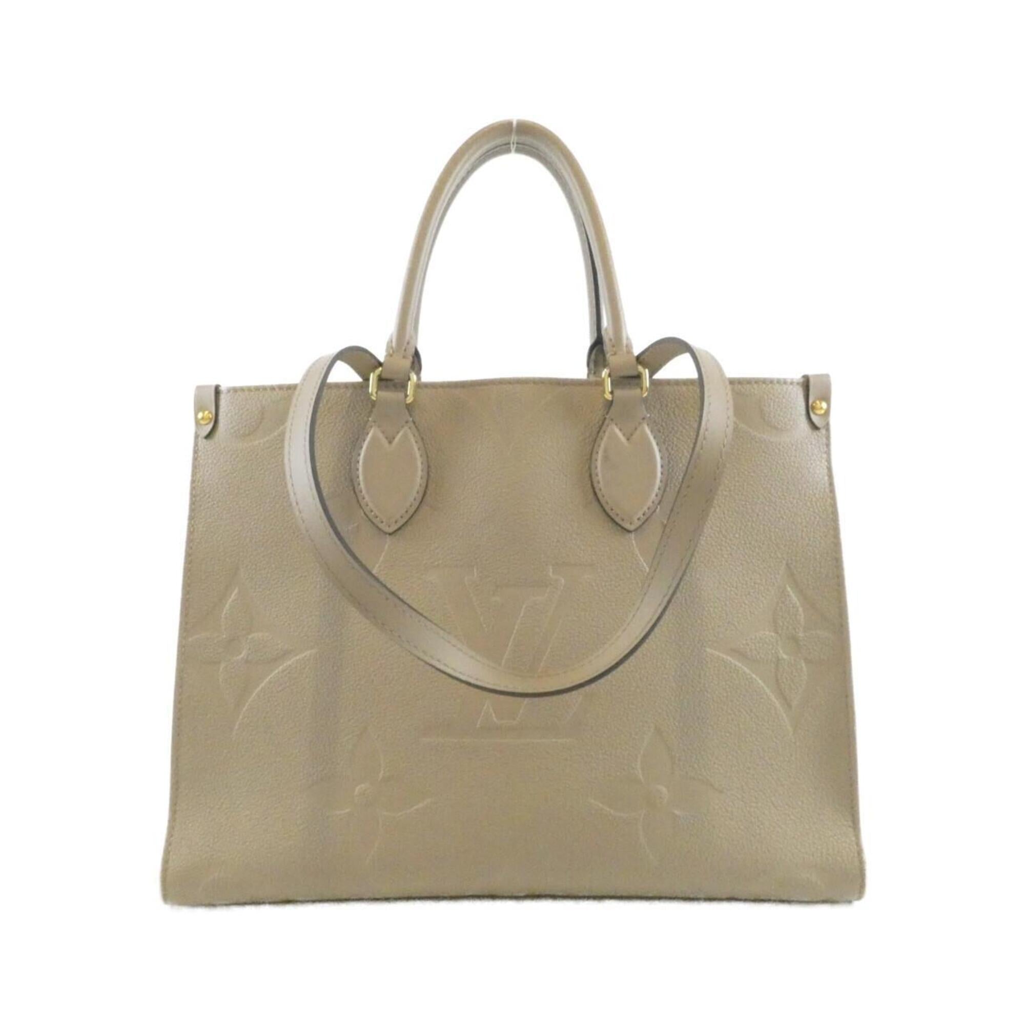 Louis Vuitton Tourterelle Leather Handbag (Pre-Owned)