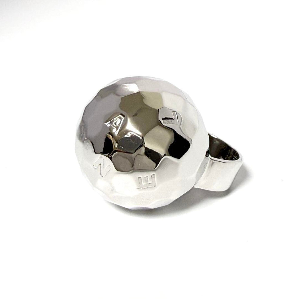 Chanel Silver Band Ring (Pre-Owned)
