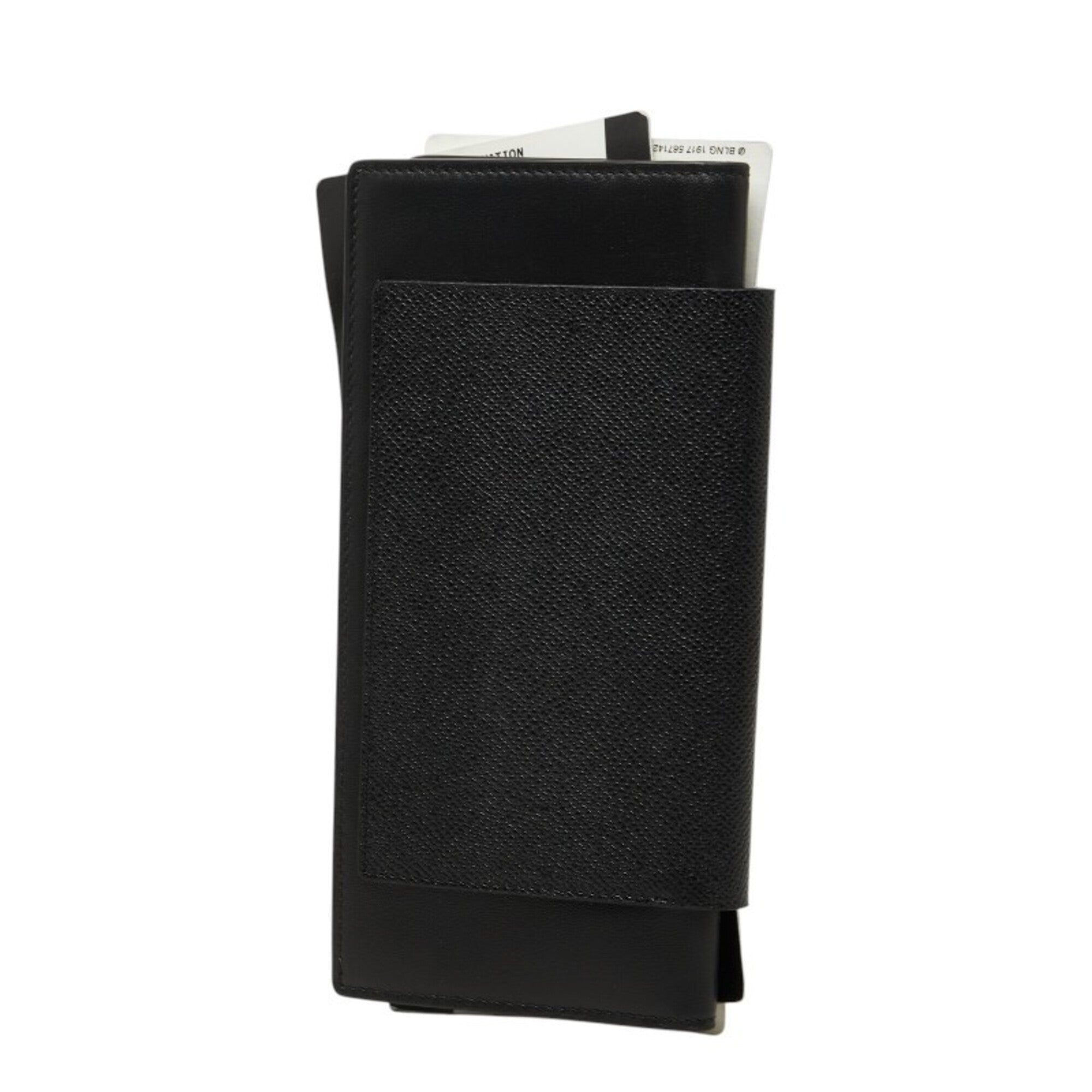 Balenciaga Black Leather Long Wallet (Bi-Fold) (Pre-Owned)