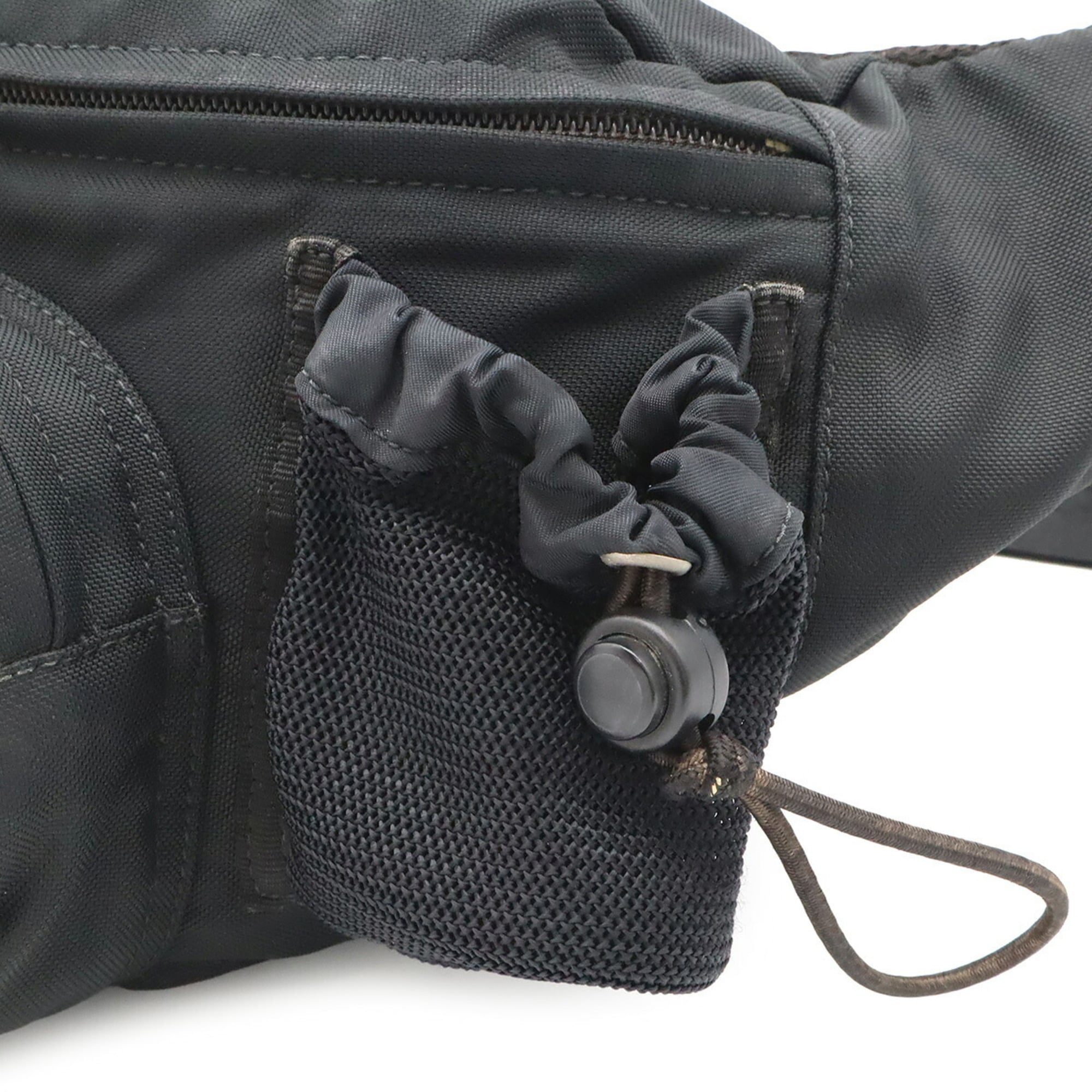 Chanel Black Nylon Canvas Fanny Pack Pouch (Pre-Owned)
