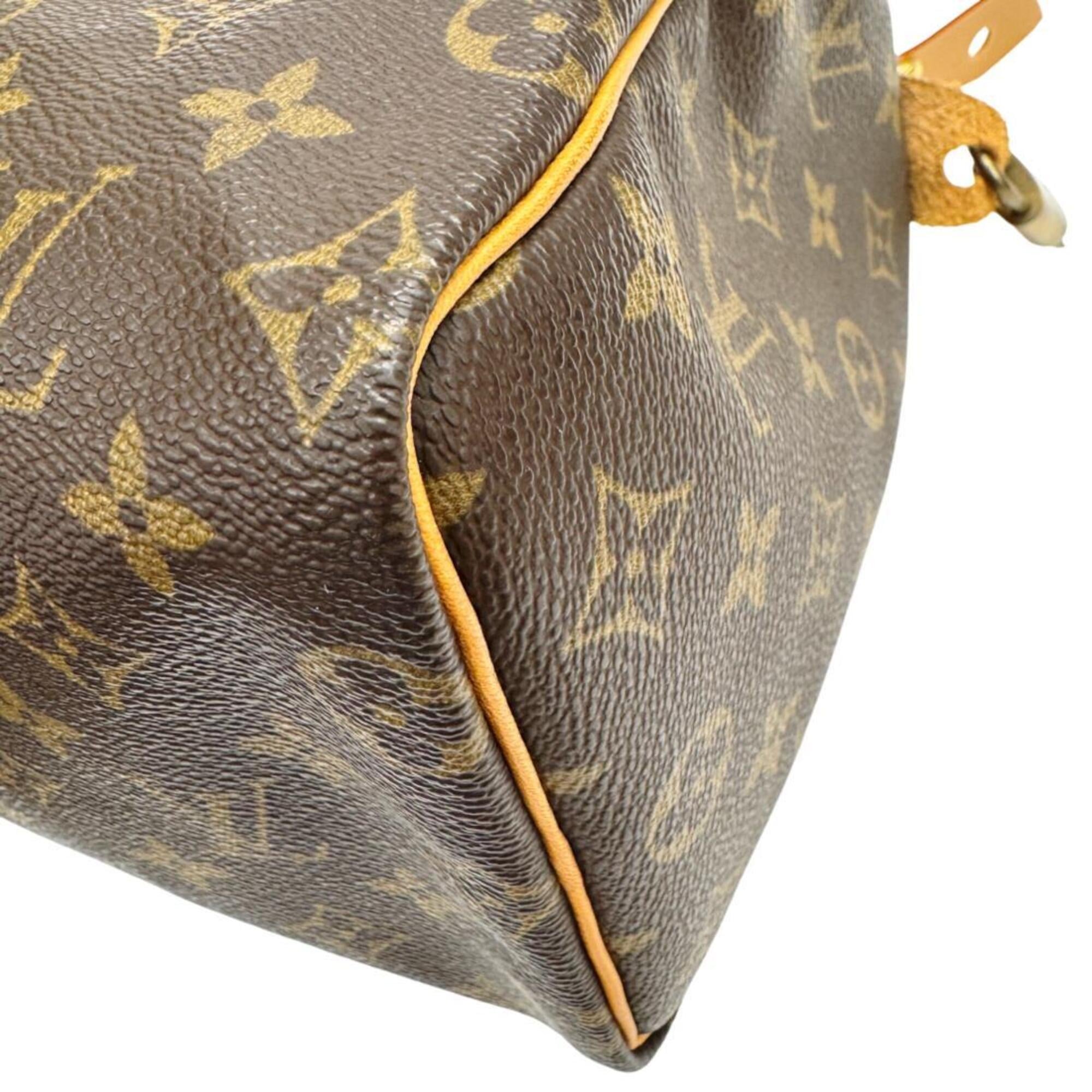 Louis Vuitton Monogram Brown Monogram Boston Bag Handbag (Pre-Owned)