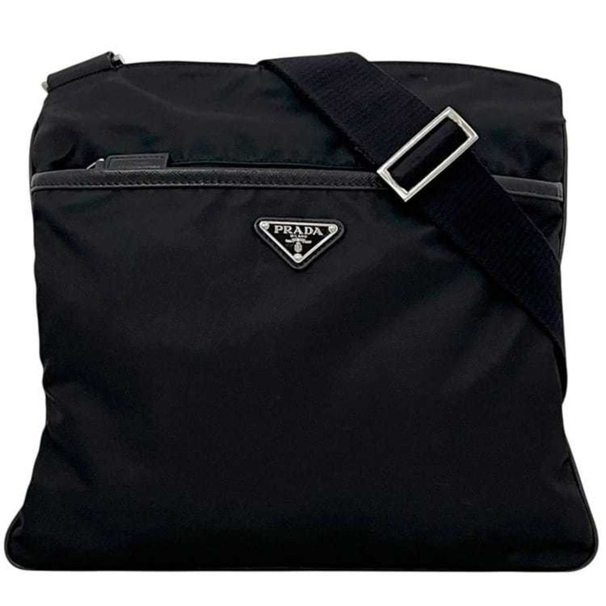 Prada Black Nero Nylon Shoulder Bag (Pre-Owned)