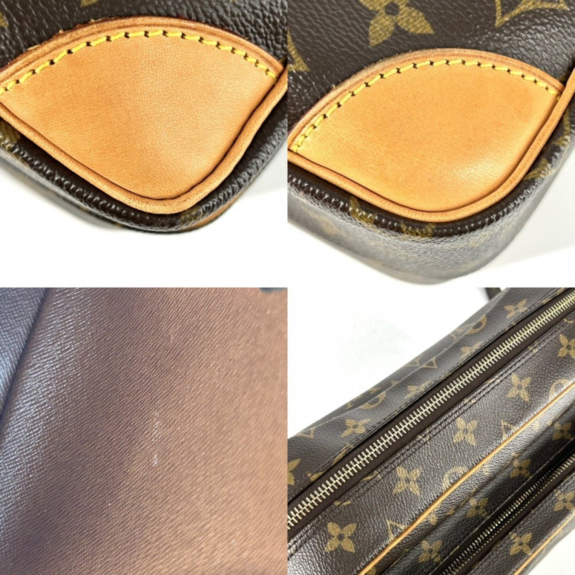 Louis Vuitton Brown Monogram Canvas Shoulder Bag (Pre-Owned)
