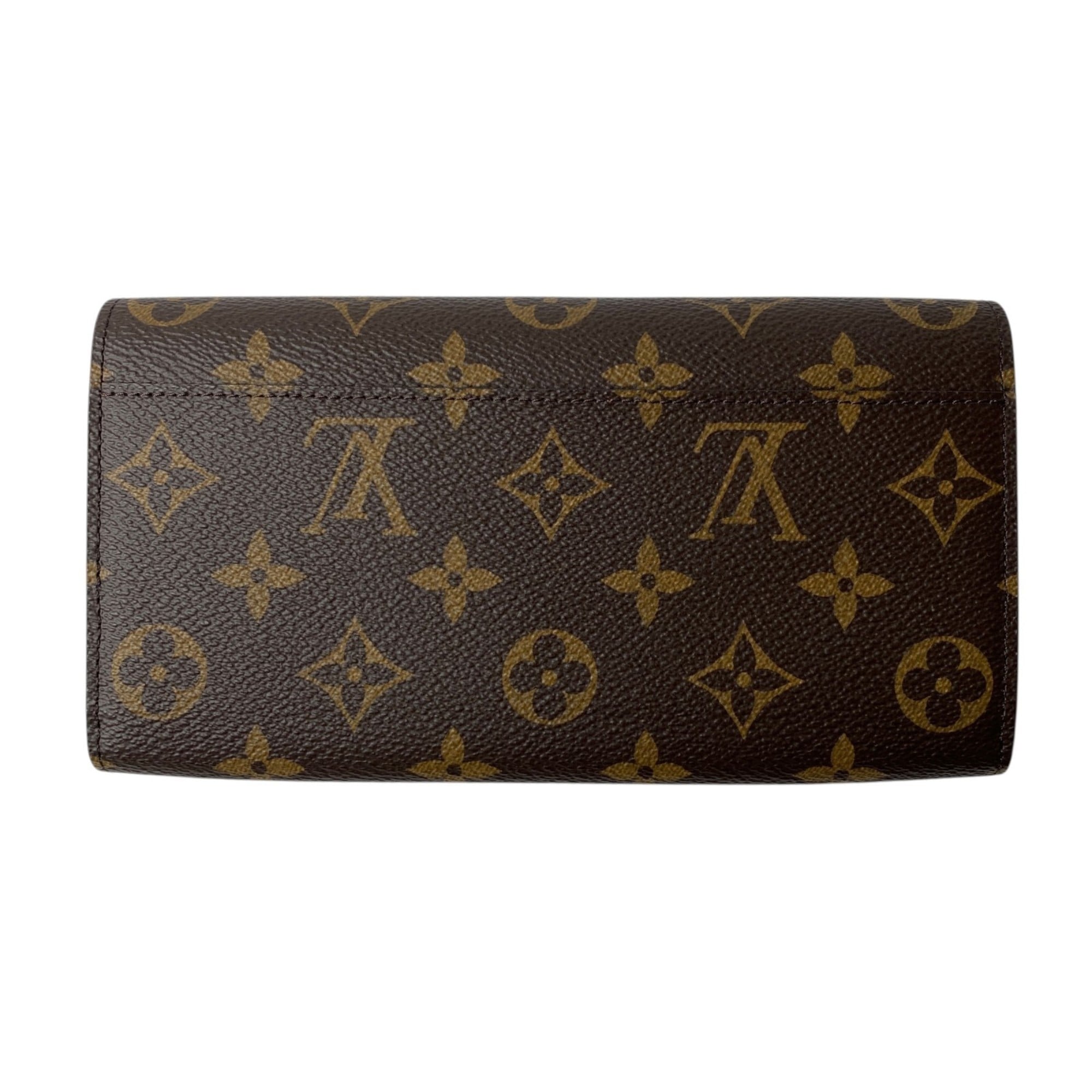 Louis Vuitton Monogram Brown Pvc Long Wallet (Bi-Fold) (Pre-Owned)