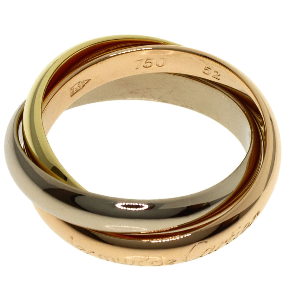 Cartier Yellow Gold (18K) Pink Gold (18K) White Gold (18K) Band Ring (Pre-Owned)