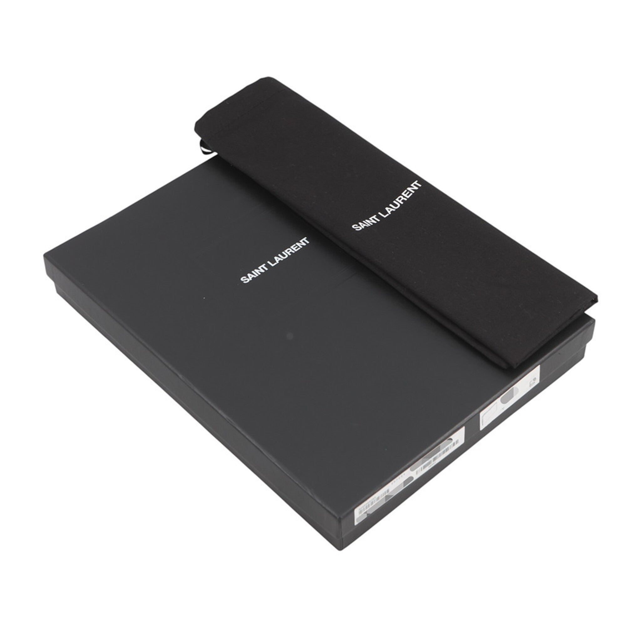 Yves Saint Laurent Black Leather Clutch Bag (Pre-Owned)