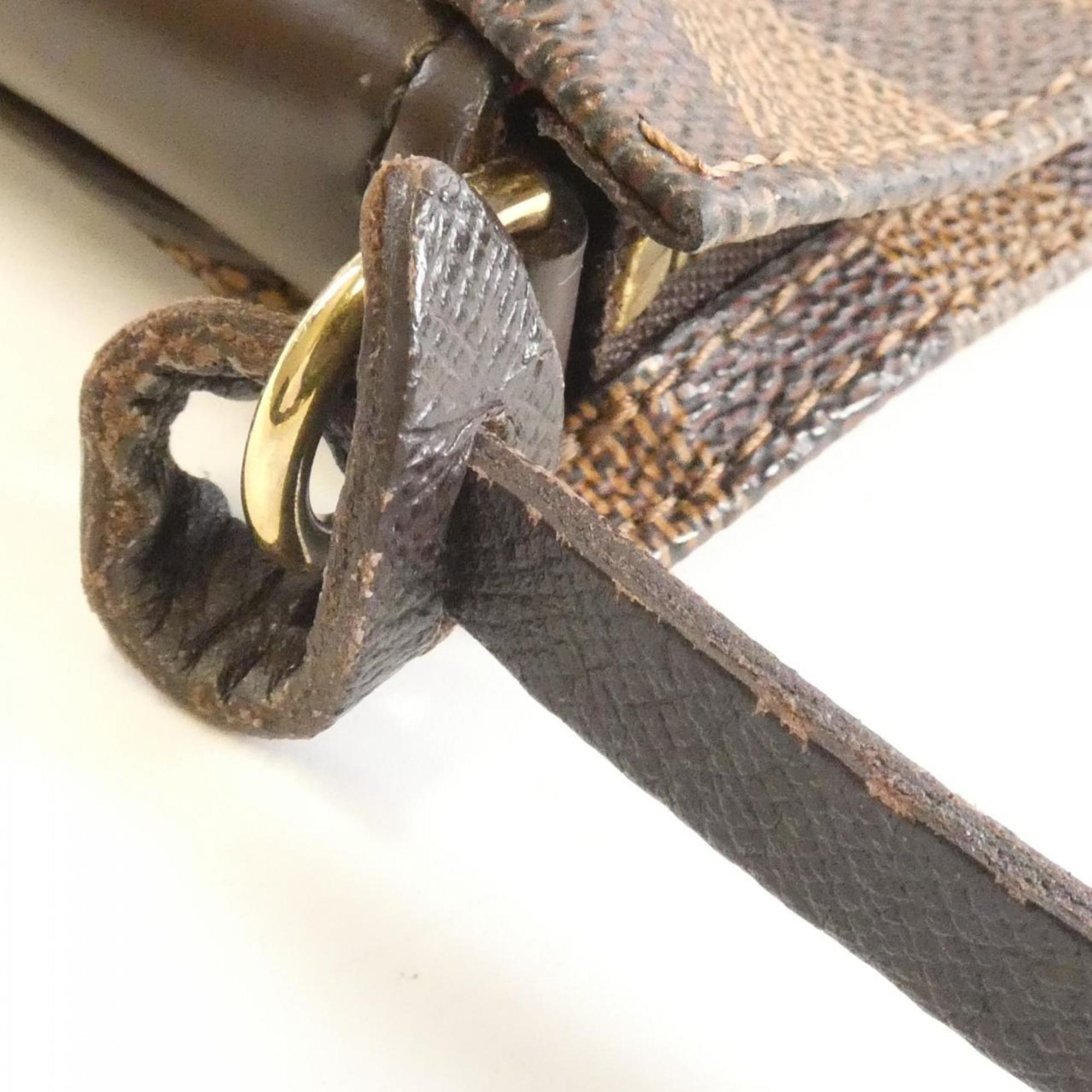 Louis Vuitton Brown Coated Canvas Pouch (Pre-Owned)