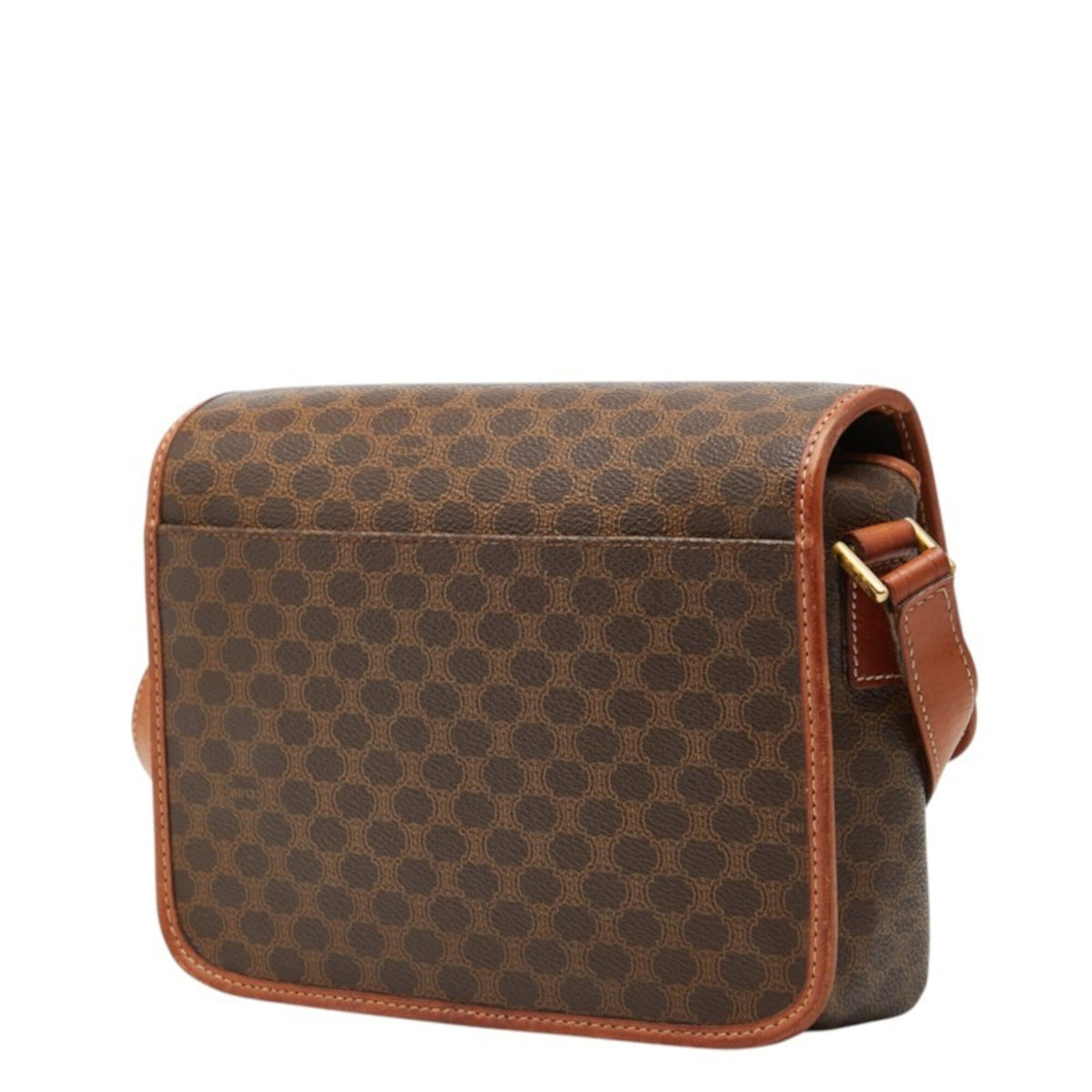Celine Brown Pvc Leather Shoulder Bag (Pre-Owned)
