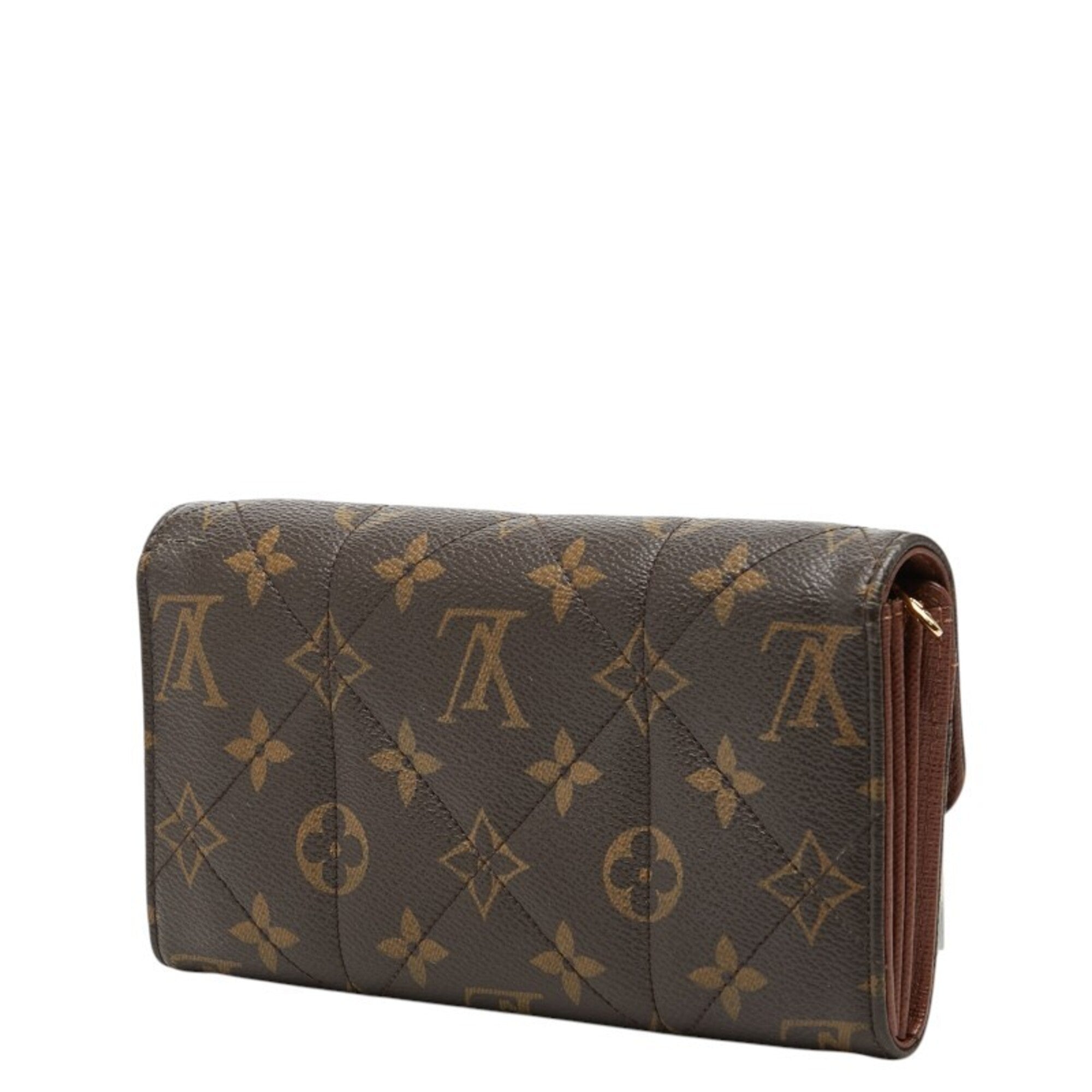 Louis Vuitton Monogram Etoile Brown Pvc Leather Long Wallet (Bi-Fold) (Pre-Owned)