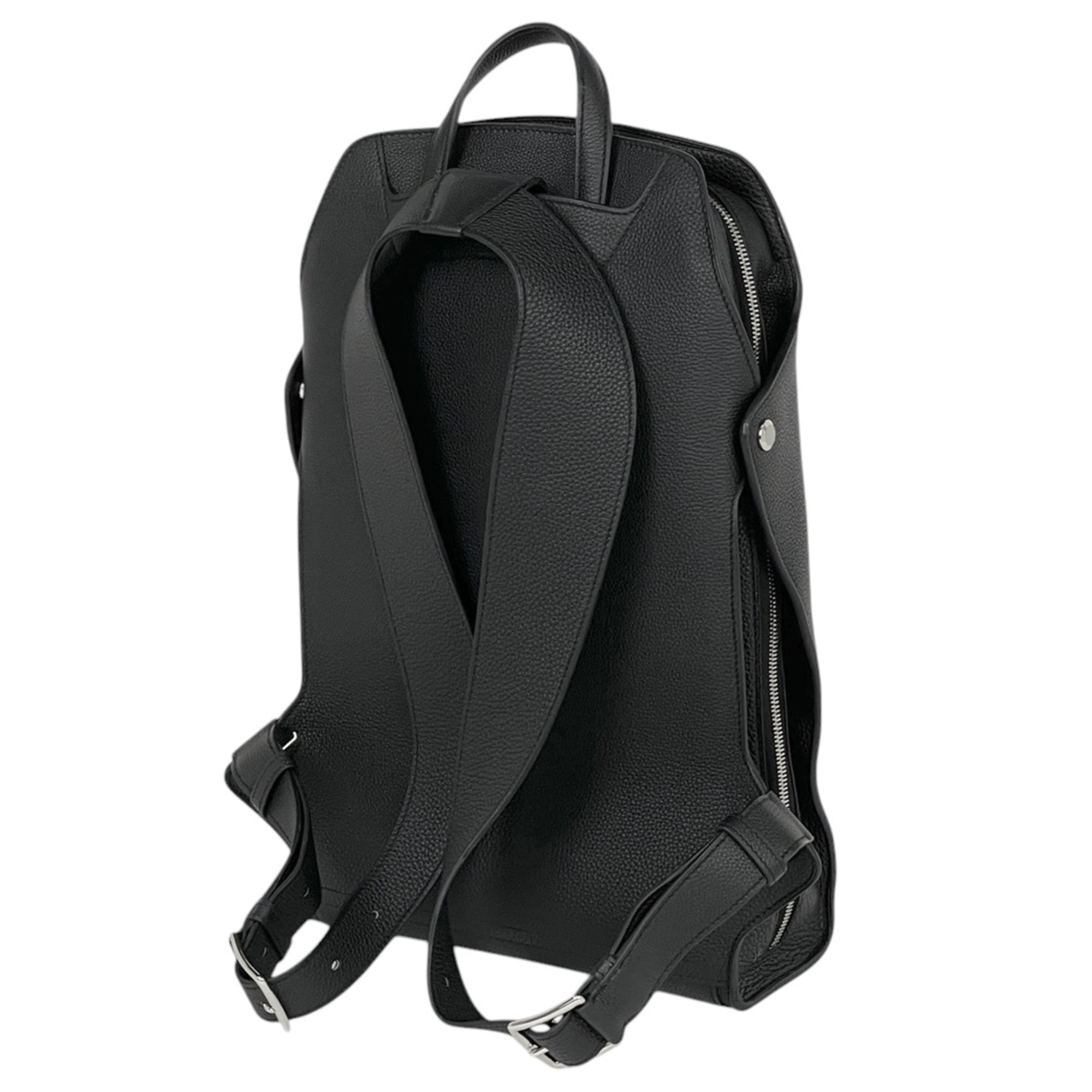 Hermes Black Togo Leather Backpack (Pre-Owned)