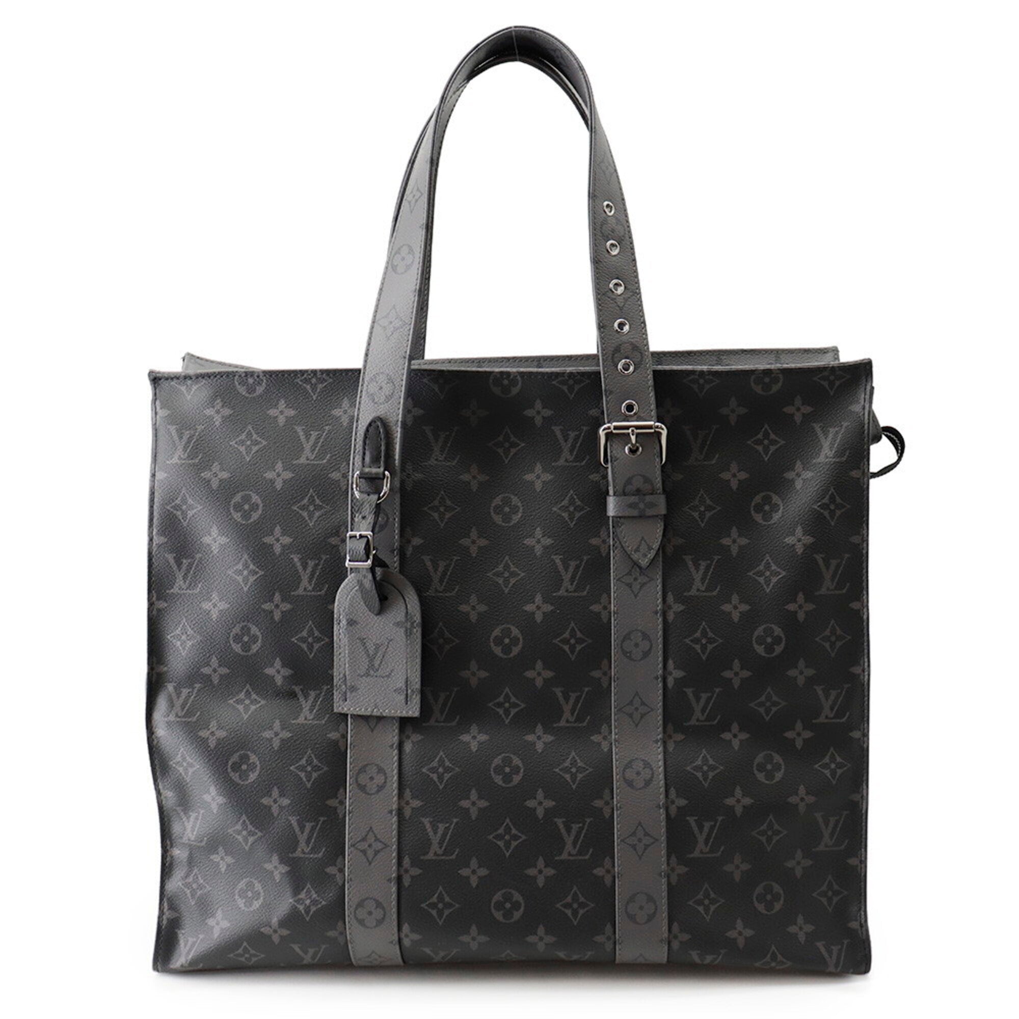 Louis Vuitton Monogram Eclipse Black Noir Monogram Eclipse Handbag Tote Bag (Pre-Owned)