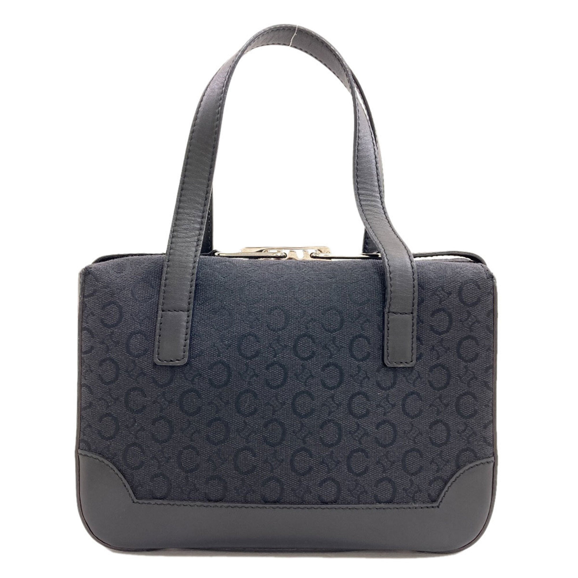 Celine Macadam Black Canvas Handbag (Pre-Owned)