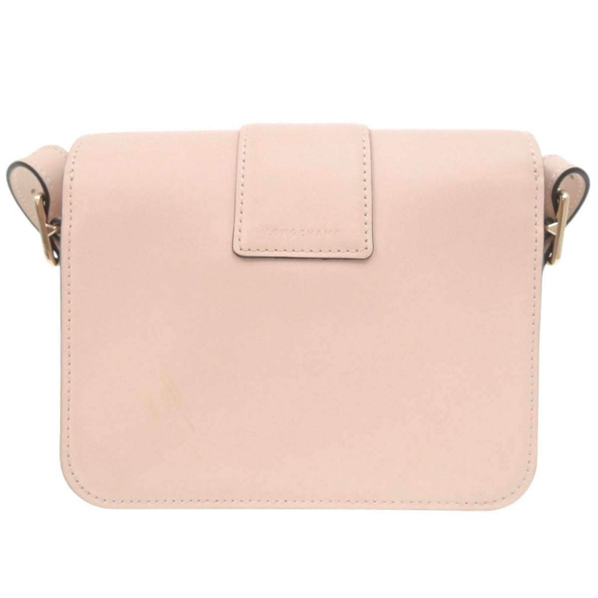 Longchamp Pink Leather Shoulder Bag (Pre-Owned)