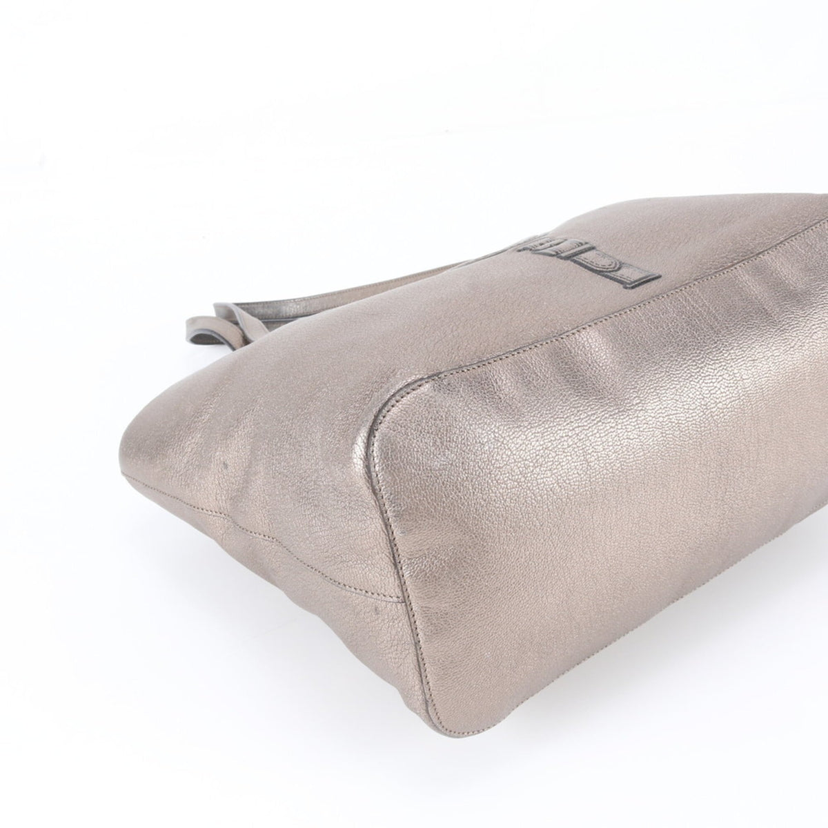 Loewe Gold Leather Handbag Shoulder Bag Tote Bag (Pre-Owned)