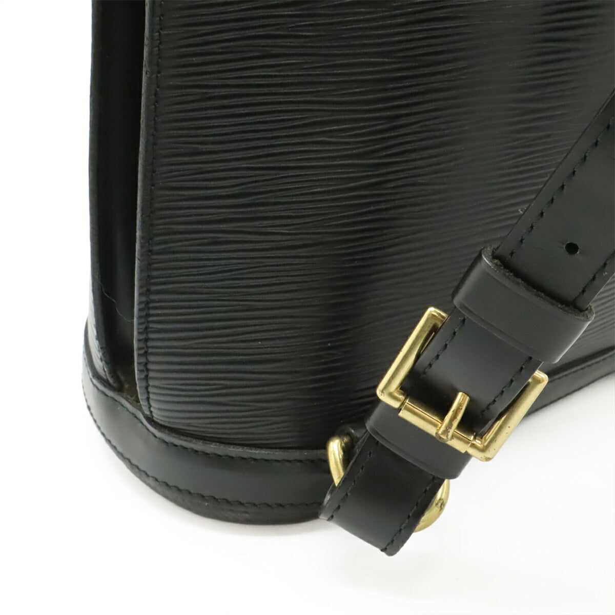 Louis Vuitton Black Noir Epi Leather Backpack Shoulder Bag (Pre-Owned)