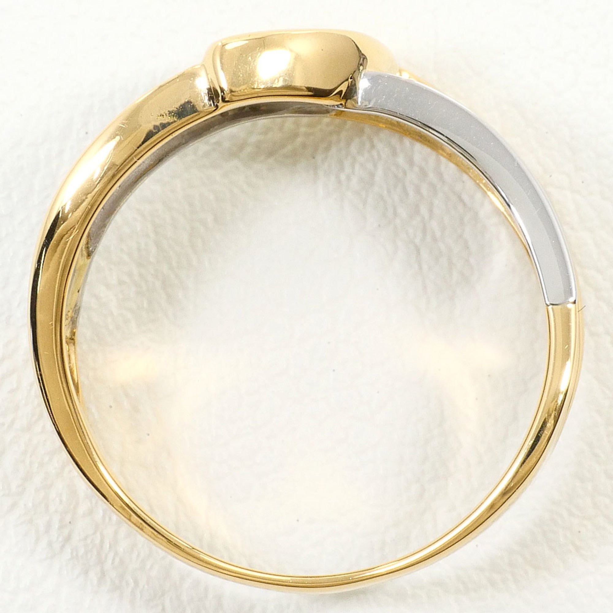 Unbranded Platinum Yellow Gold Yellow Gold (18K) Platinum 900 Band Ring (Pre-Owned)