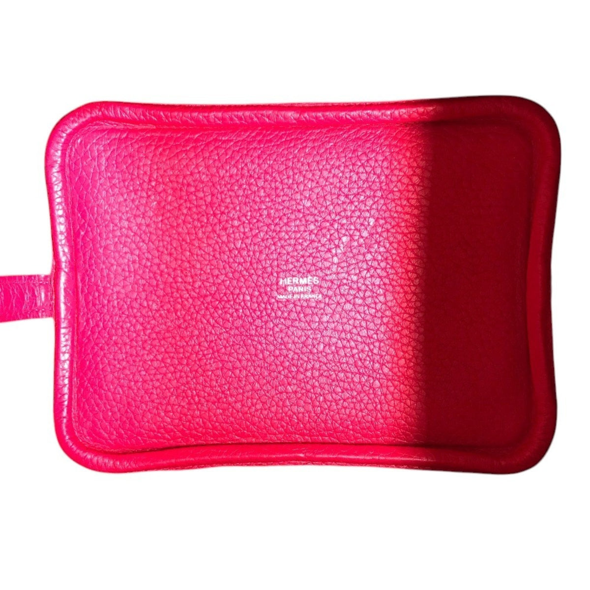 Hermes Pink Taurillon Clemence Leather Handbag (Pre-Owned)