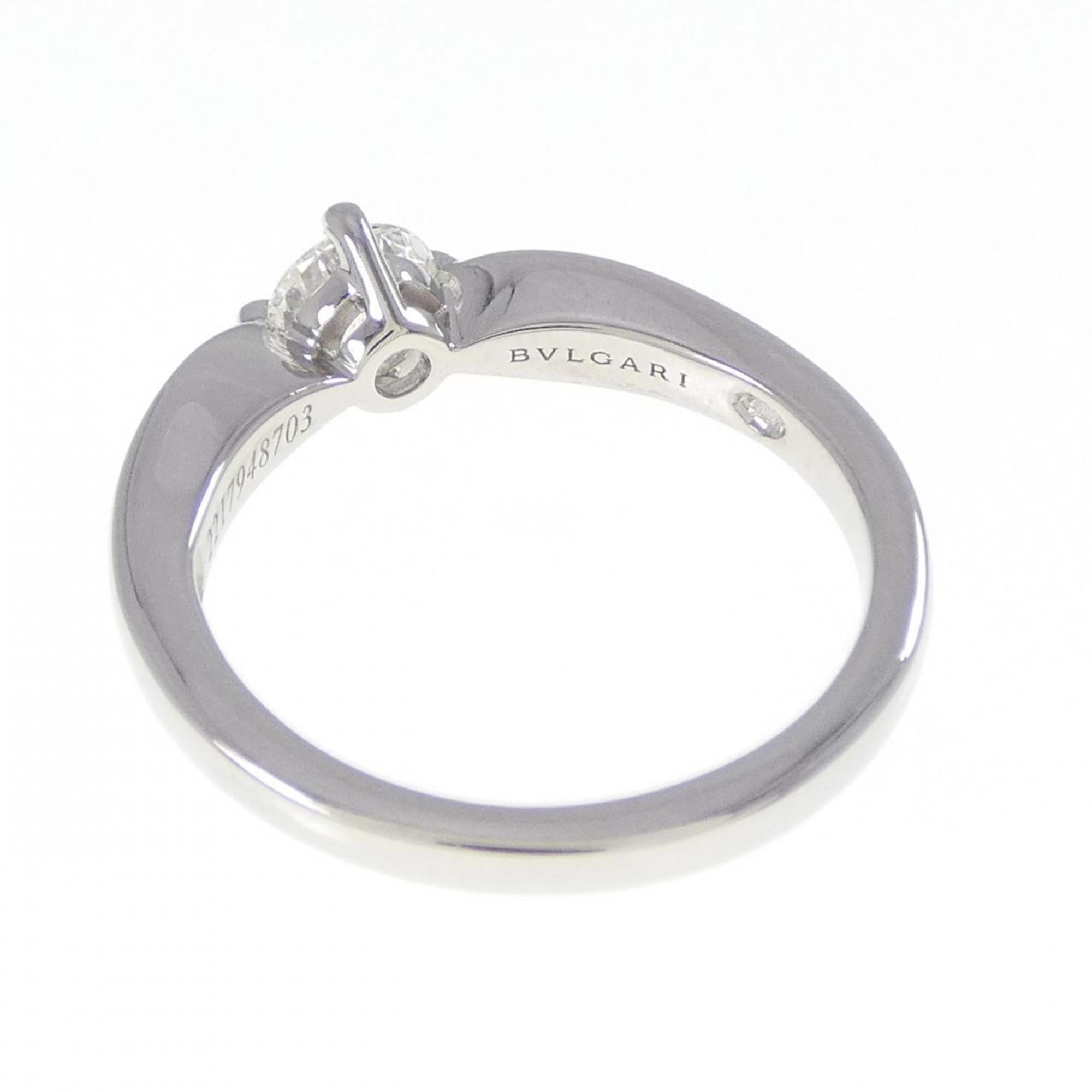 Bvlgari Platinum Platinum 950 Band Ring (Pre-Owned)