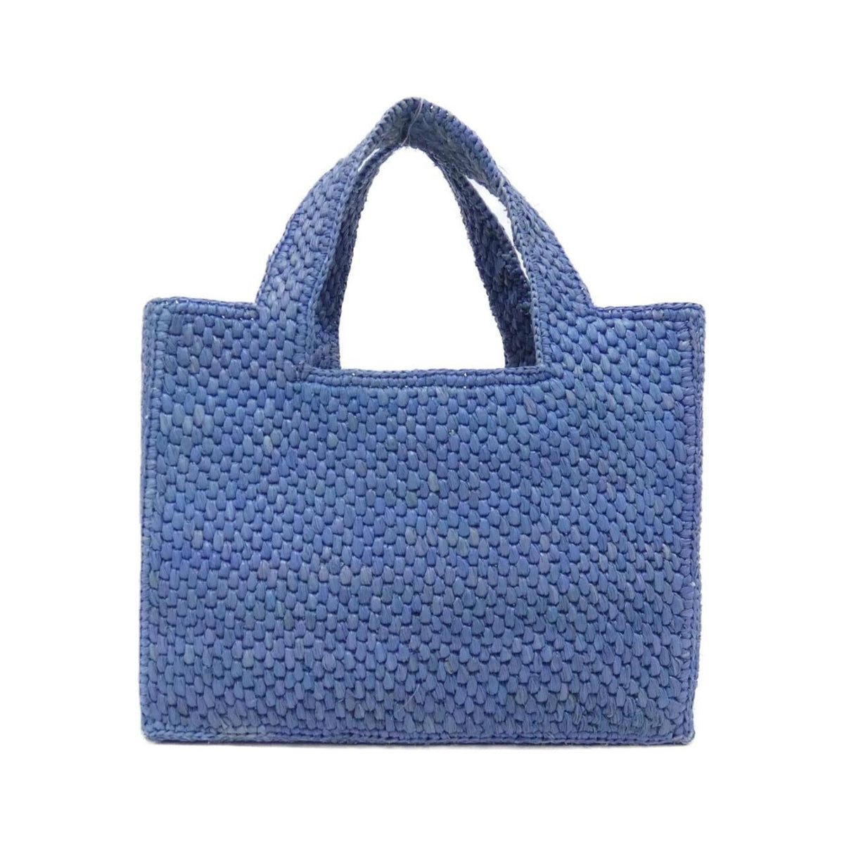 Loewe Light Blue Raffia Tote Bag (Pre-Owned)