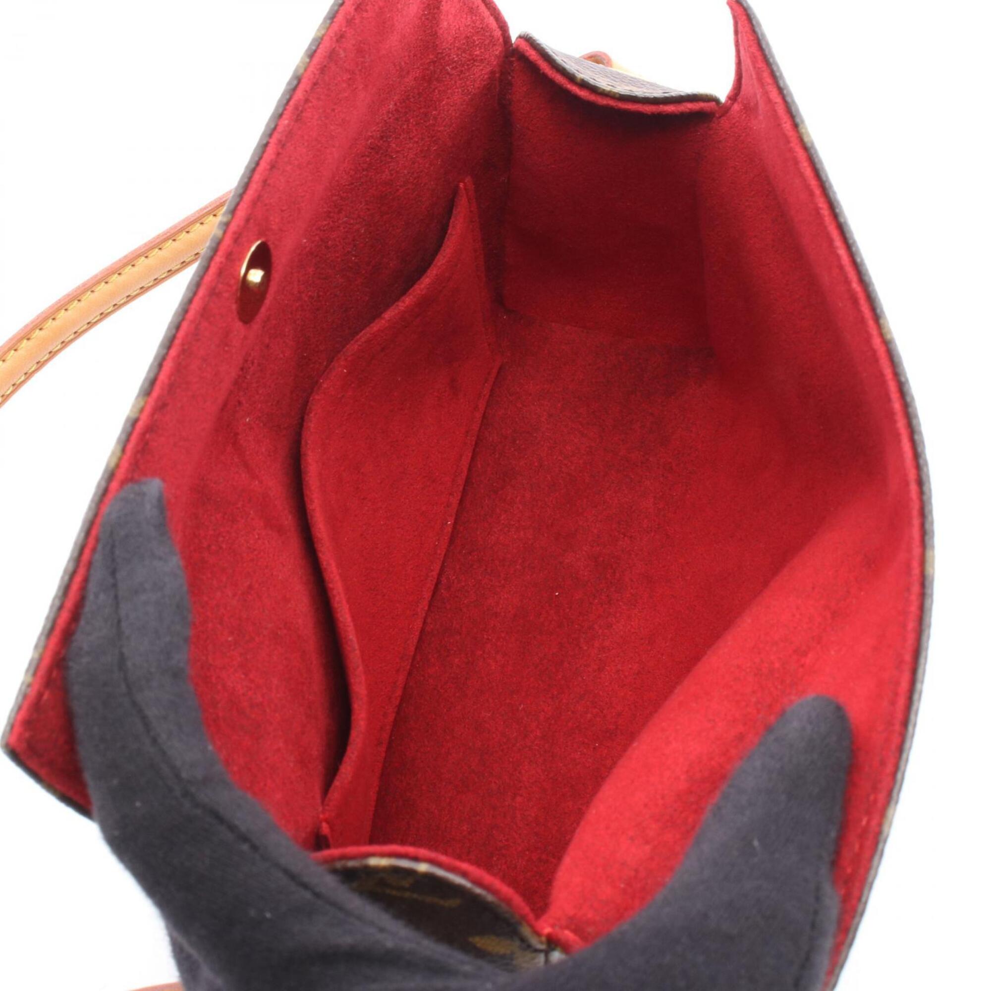Louis Vuitton Brown Monogram Pvc Coated Canvas Leather Handbag (Pre-Owned)