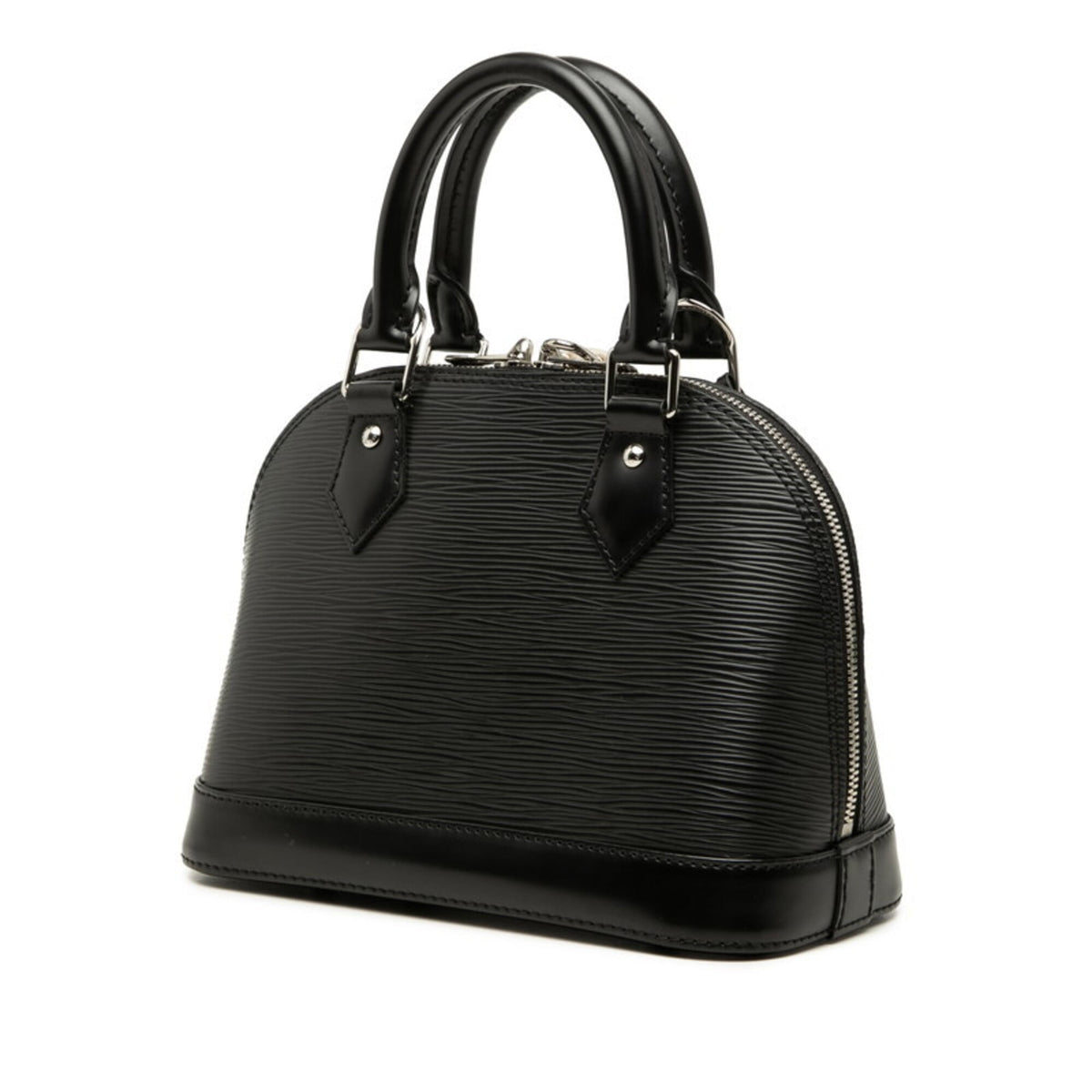 Louis Vuitton Black Noir Leather Handbag Shoulder Bag (Pre-Owned)