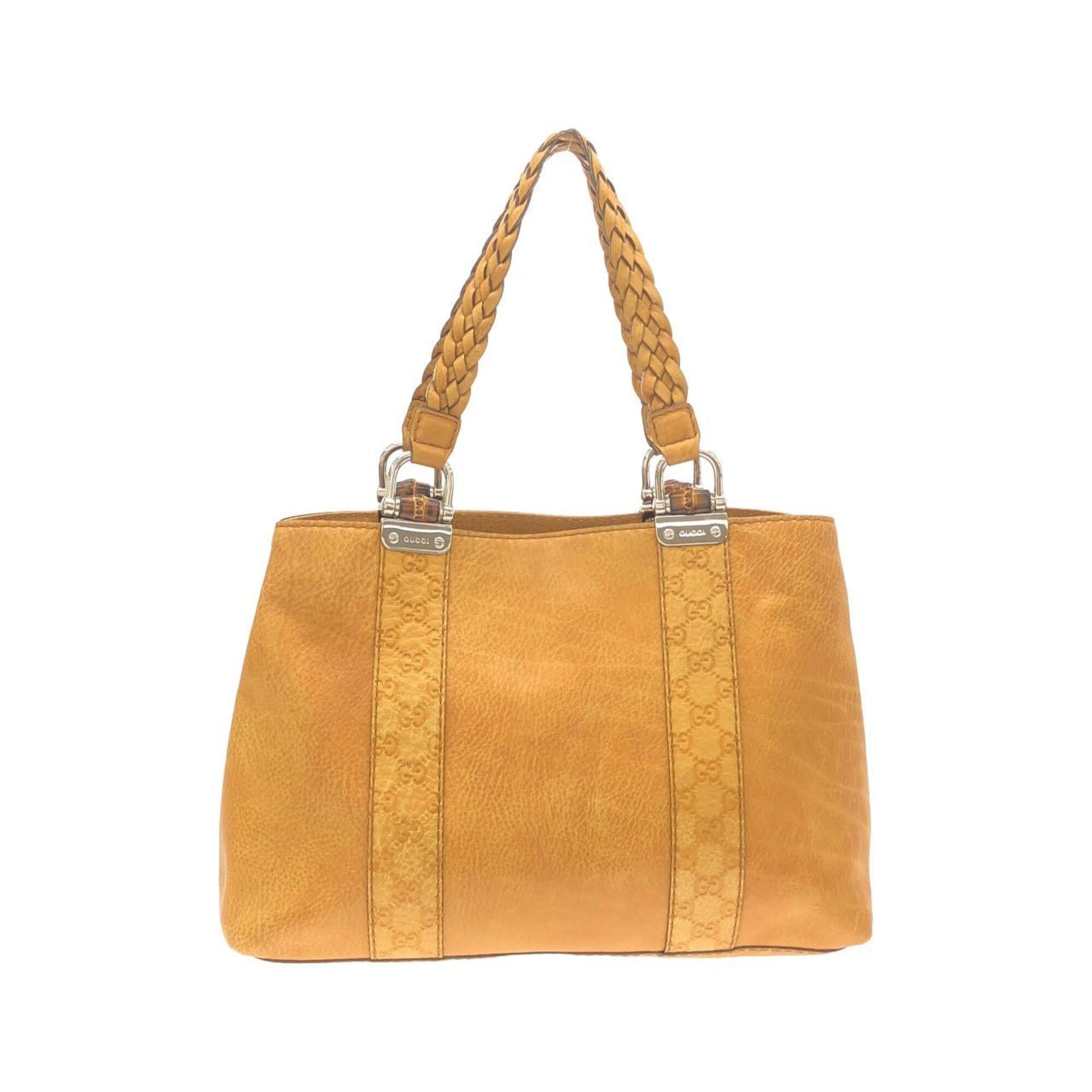 Gucci Brown Leather Handbag (Pre-Owned)