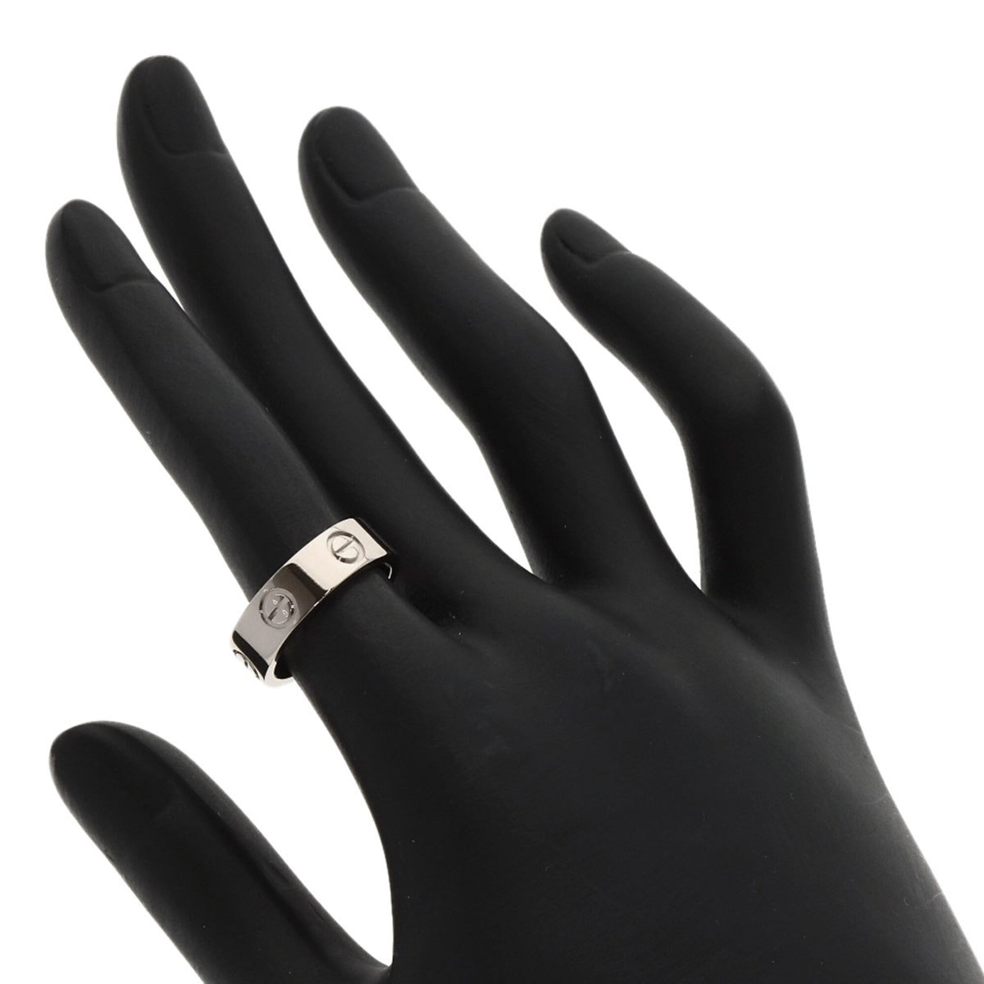 Cartier White Gold White Gold (18K) Band Ring (Pre-Owned)