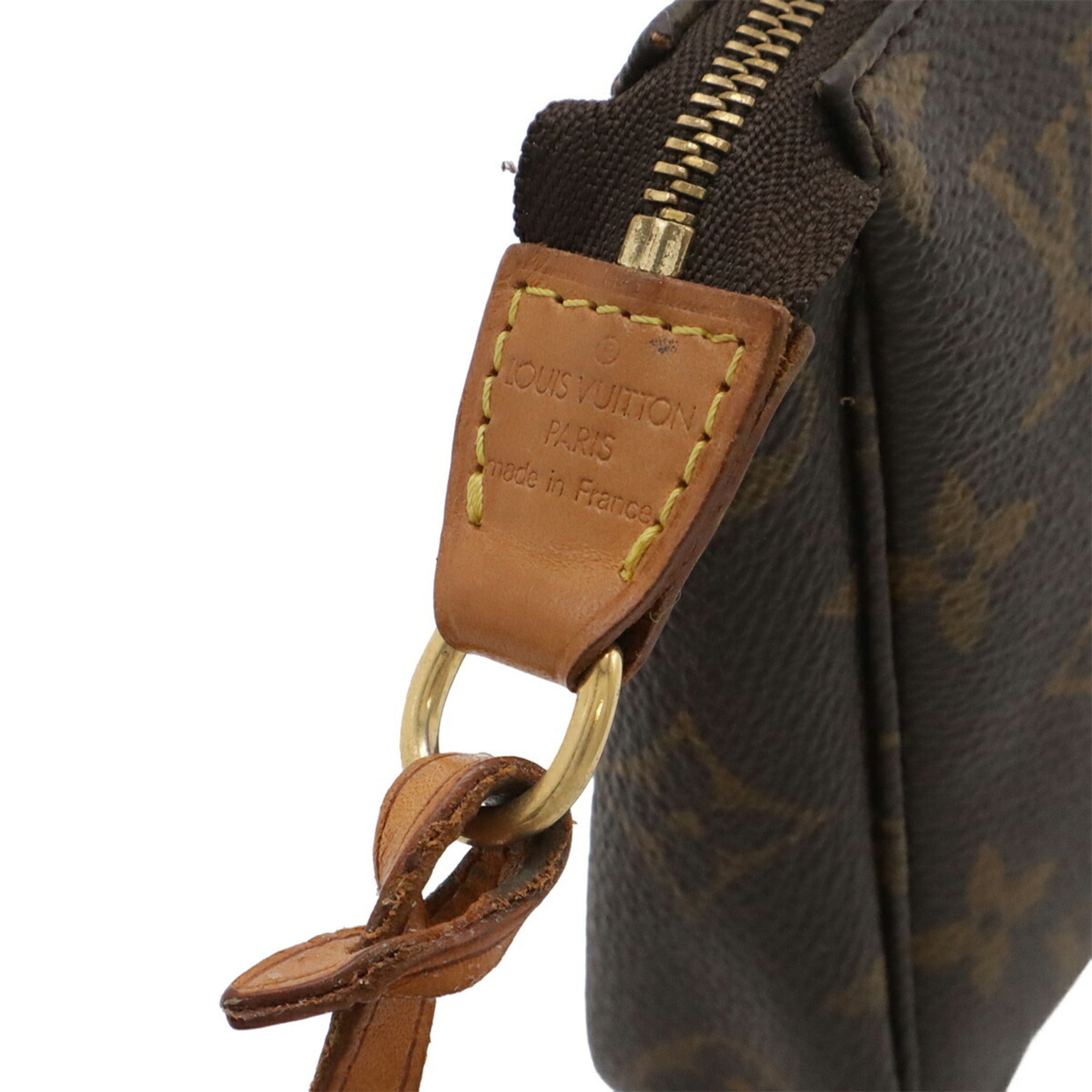 Louis Vuitton Brown Monogram Canvas Handbag Pochette Pouch (Pre-Owned)
