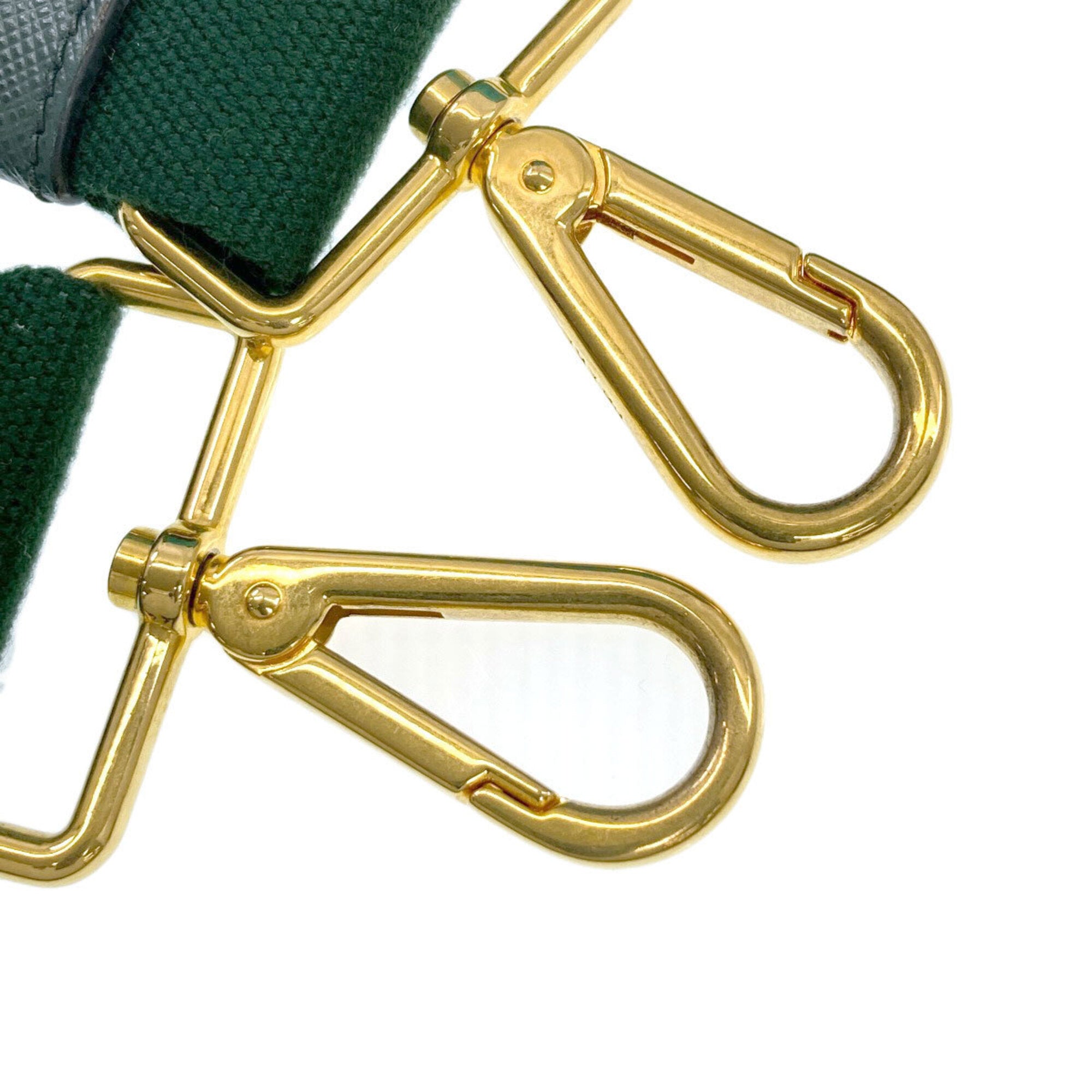 Prada Green Canvas Handbag (Pre-Owned)