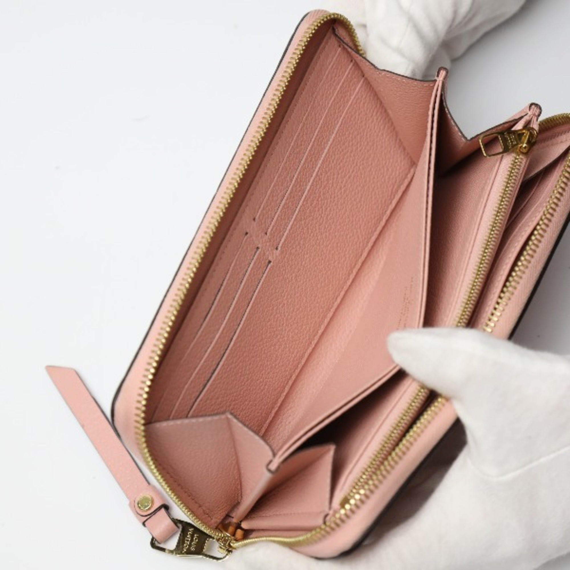 Louis Vuitton Monogram Empreinte Rose Poudre Monogram Empreinte Long Wallet (Bi-Fold) (Pre-Owned)