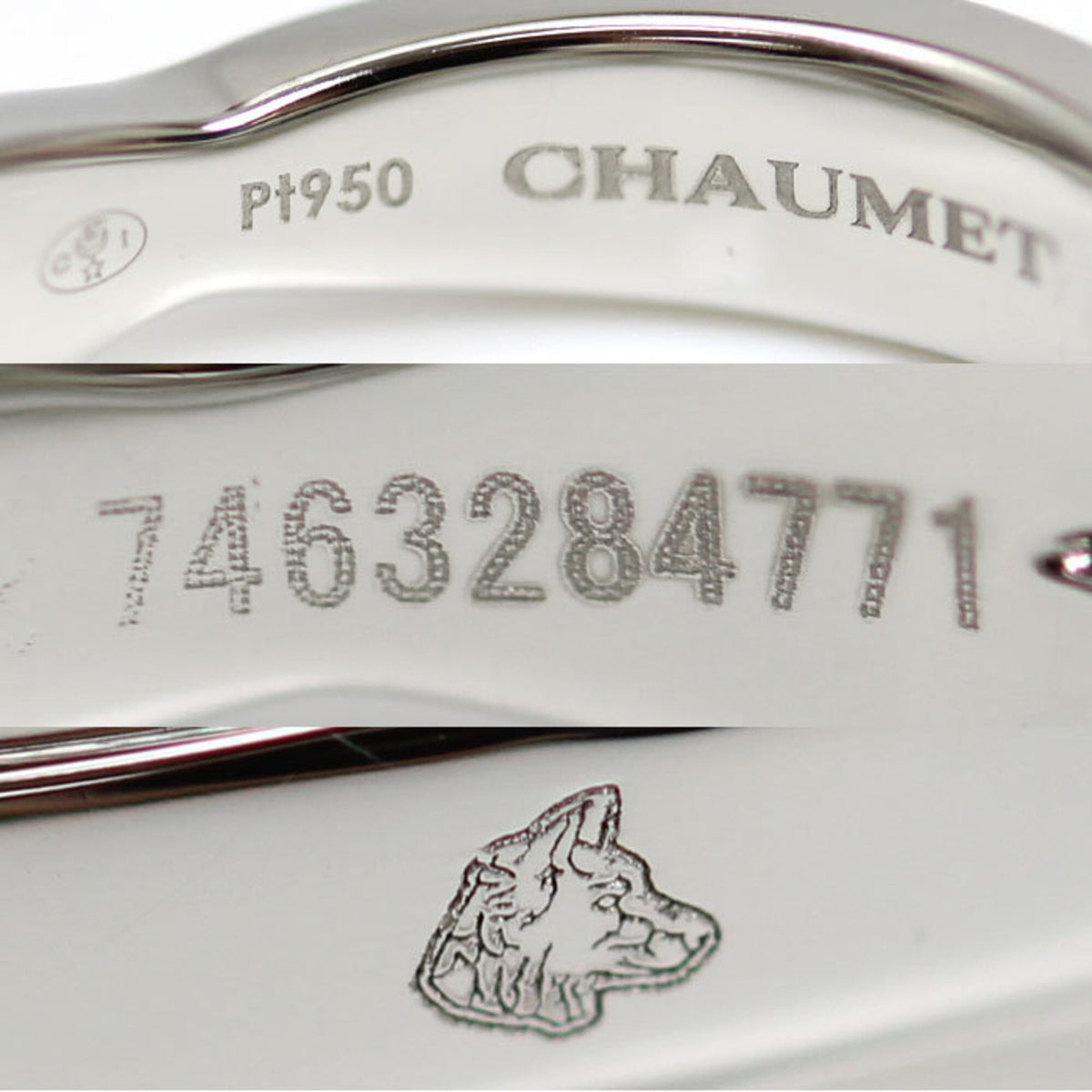 Chaumet Platinum 950 Band Ring (Pre-Owned)
