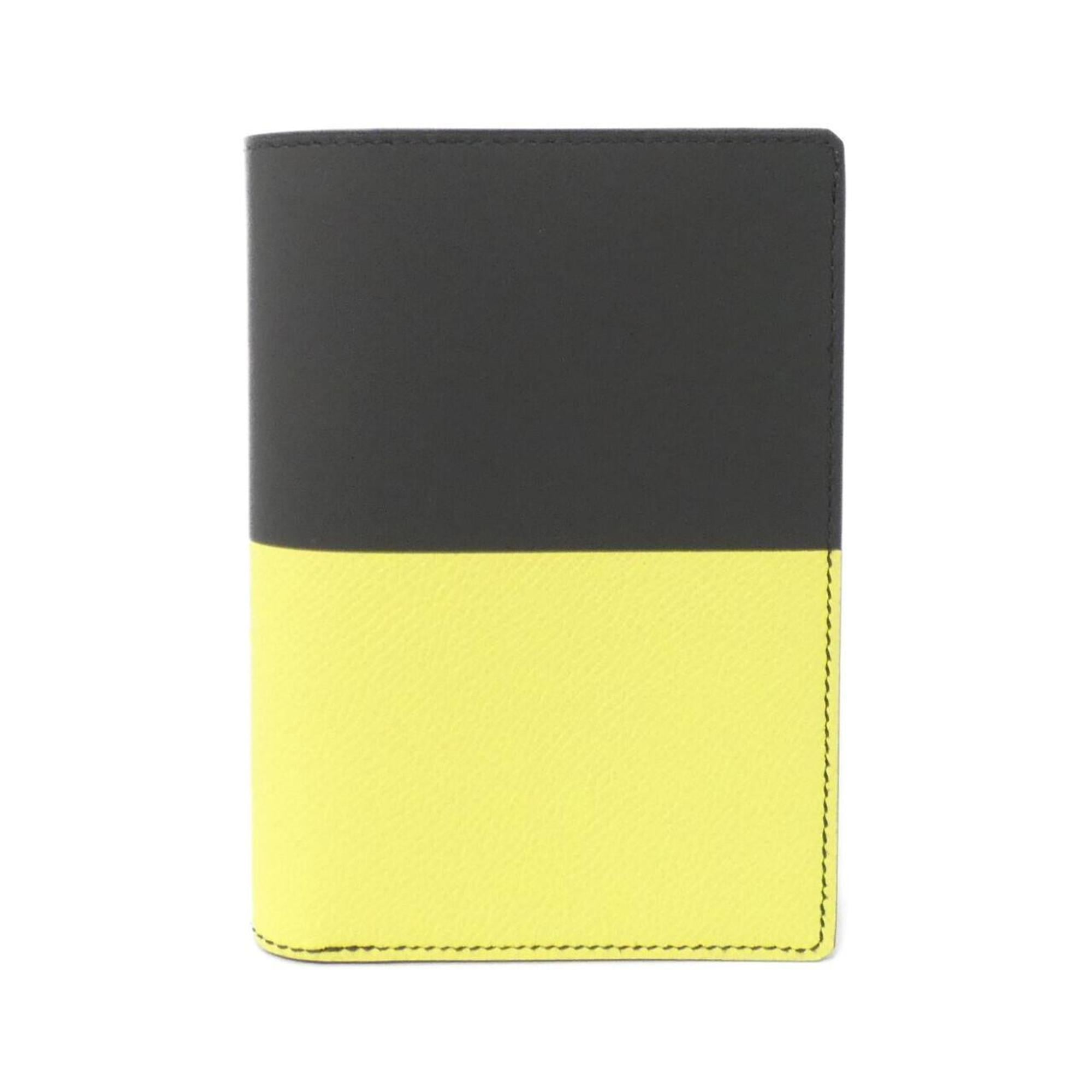 Hermes Lime Yellow Epsom Leather Leather Bill Wallet (Bi-Fold) (Pre-Owned)