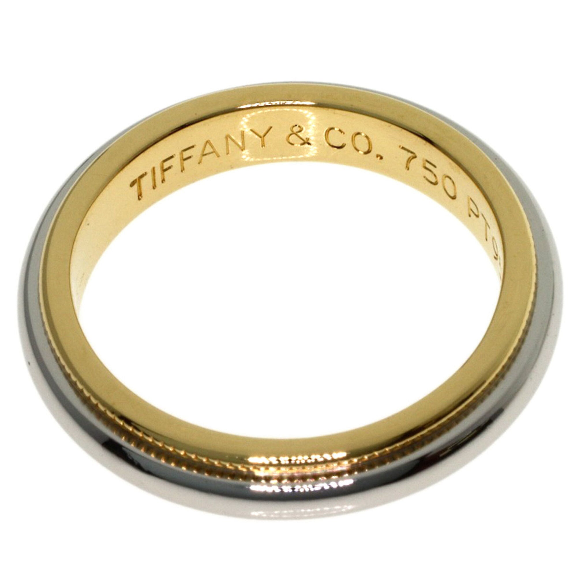 Tiffany Yellow Gold (18K) Platinum 950 Band Ring (Pre-Owned)