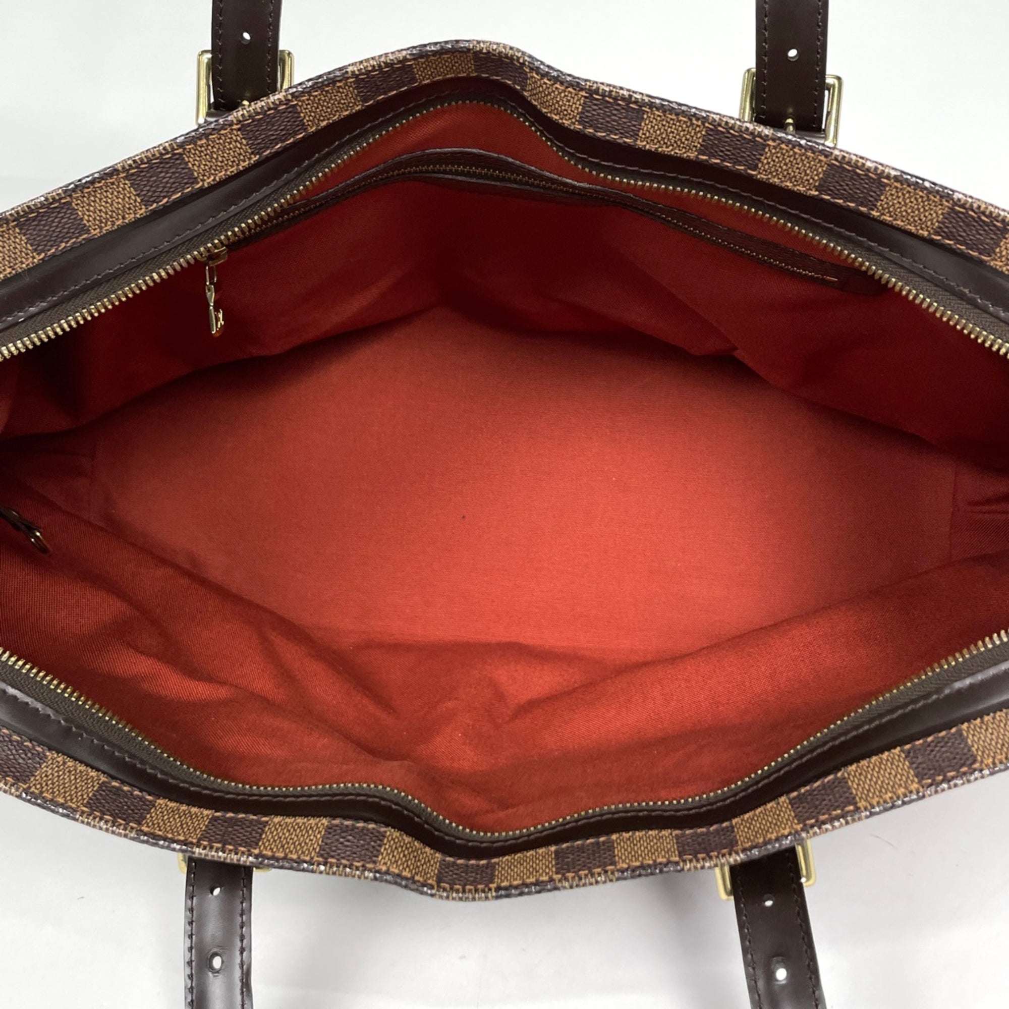 Louis Vuitton Damier Brown Damier Canvas Tote Bag (Pre-Owned)
