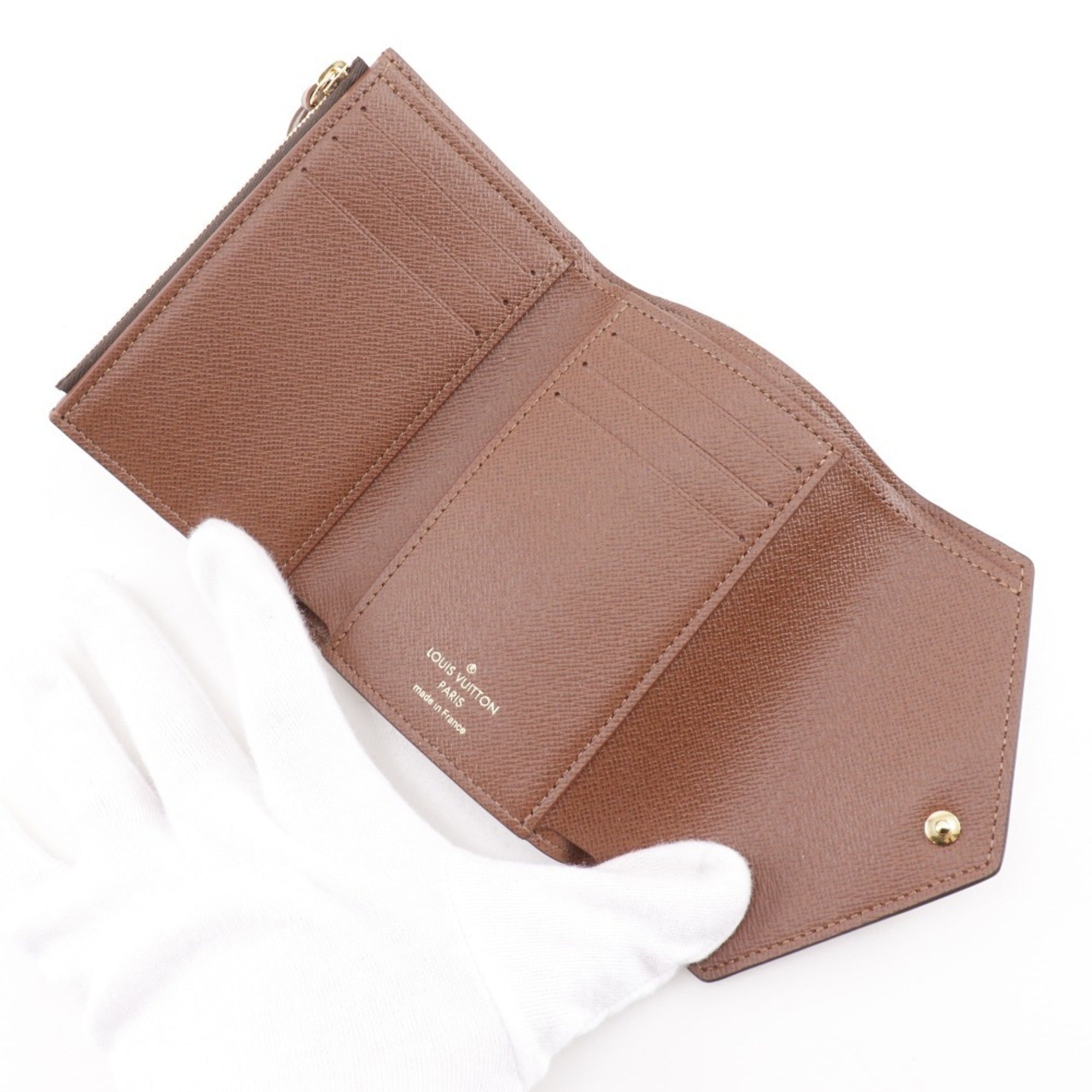 Louis Vuitton Monogram Brown Monogram Monogram Wallet (Tri-Fold) (Pre-Owned)