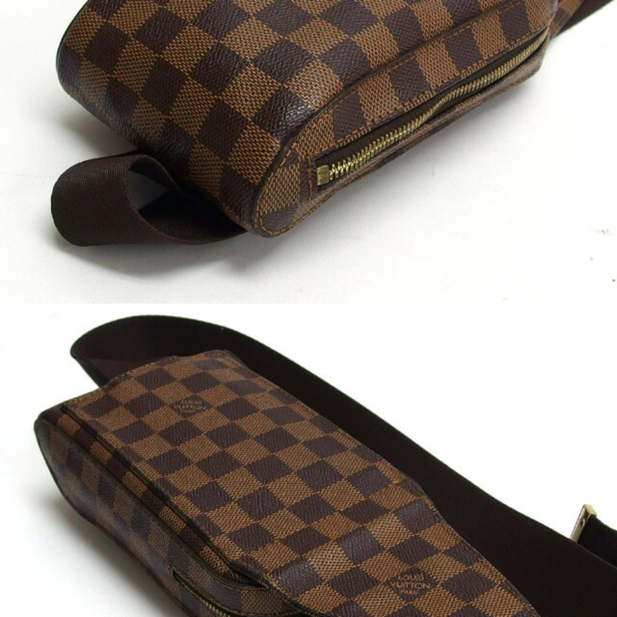 Louis Vuitton Damier Gold Damier Canvas Shoulder Bag Sling Bag (Pre-Owned)