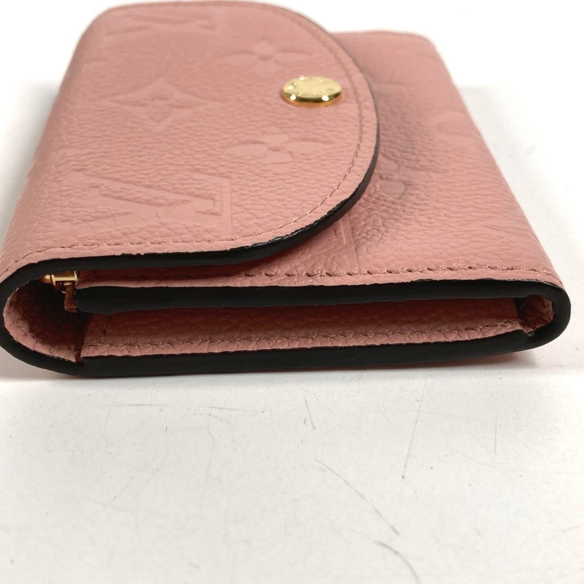 Louis Vuitton Pink Rose Poudre Monogram Empreinte Leather Wallet (Bi-Fold) (Pre-Owned)