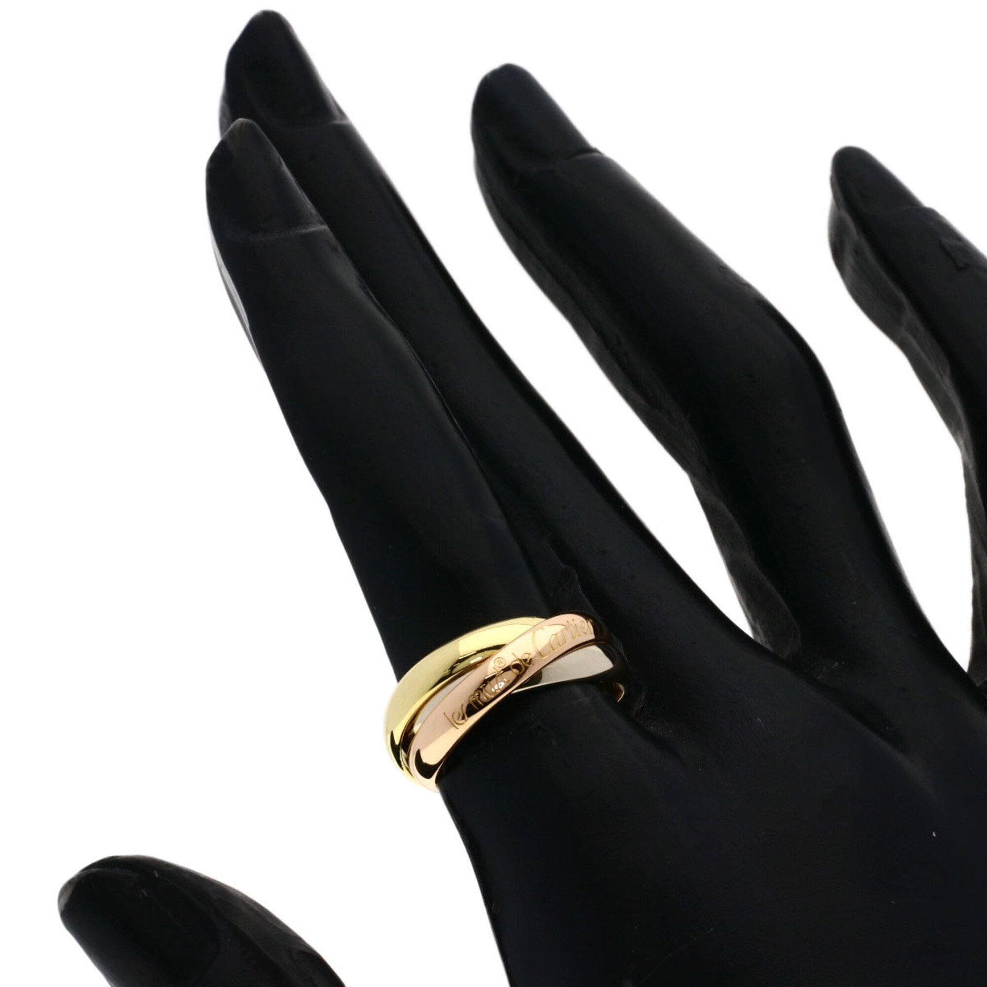 Cartier Trinity Yellow Gold (18K) Pink Gold (18K) White Gold (18K) Band Ring (Pre-Owned)
