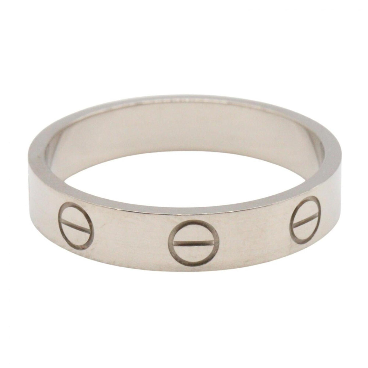 Cartier White Gold White Gold (18K) Band Ring (Pre-Owned)