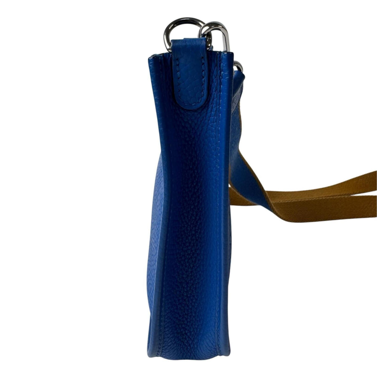 Hermes Blue Taurillon Clemence Leather Shoulder Bag (Pre-Owned)