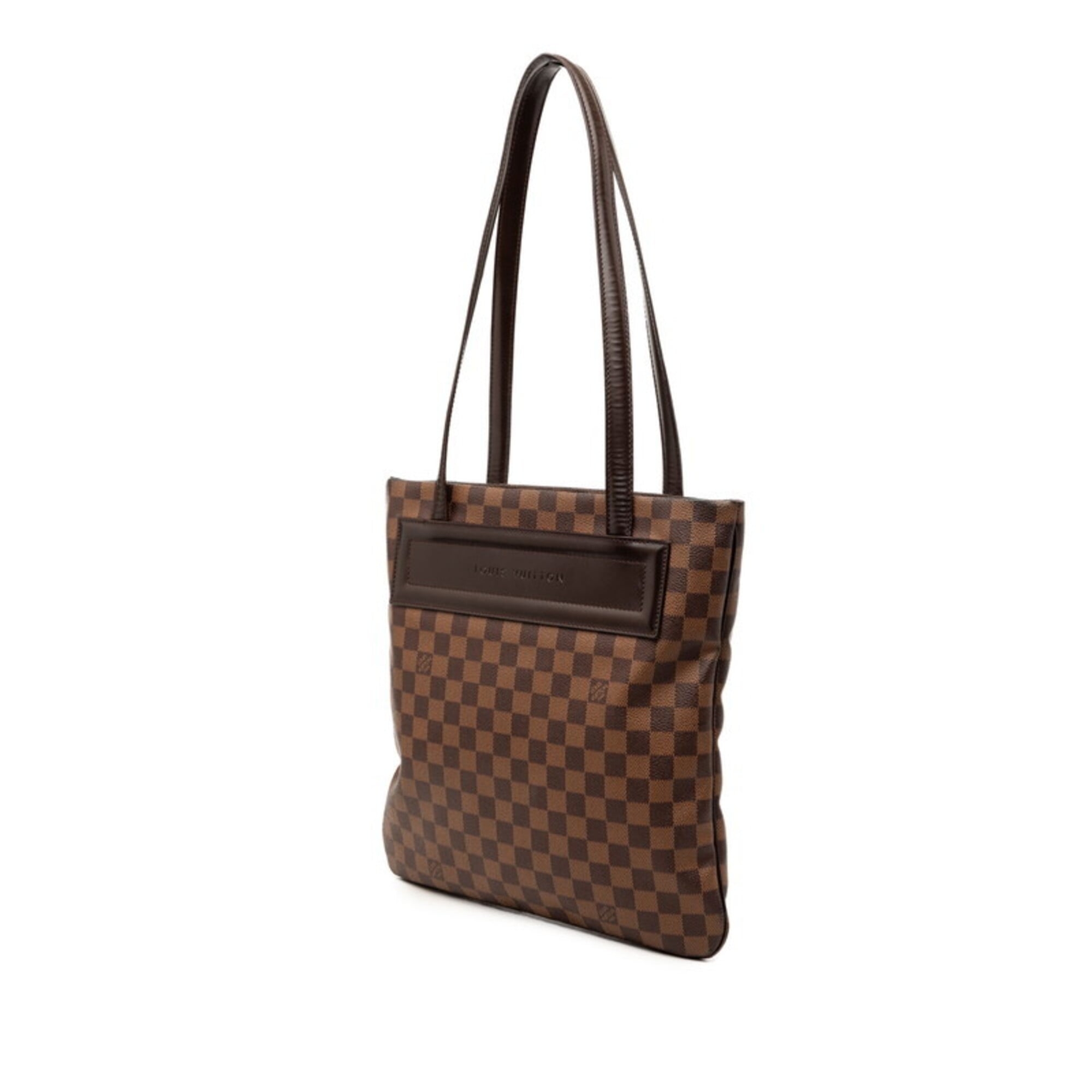 Louis Vuitton Brown Pvc Leather Shoulder Bag Tote Bag (Pre-Owned)