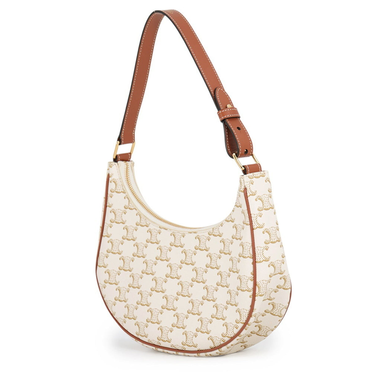 Celine White Leather Pvc Shoulder Bag (Pre-Owned)