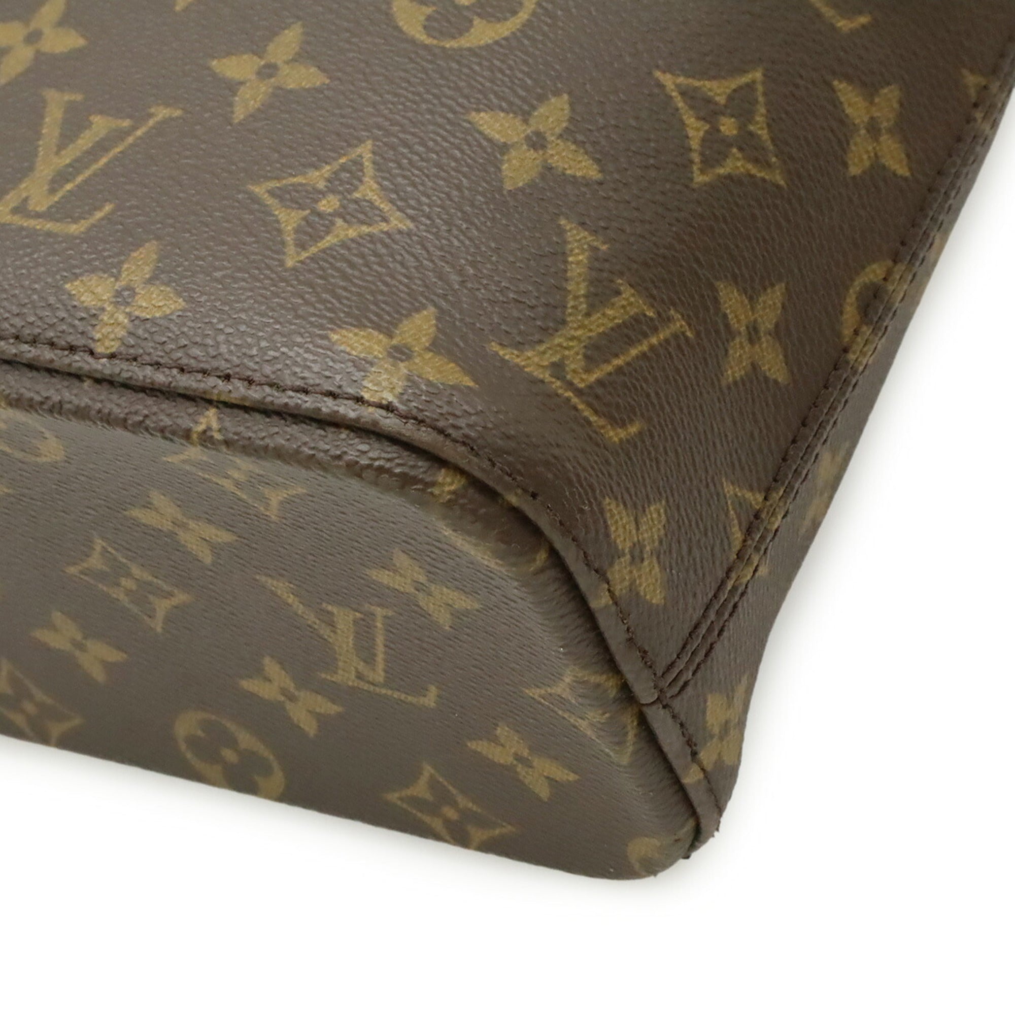 Louis Vuitton Brown Monogram Shoulder Bag Tote Bag (Pre-Owned)