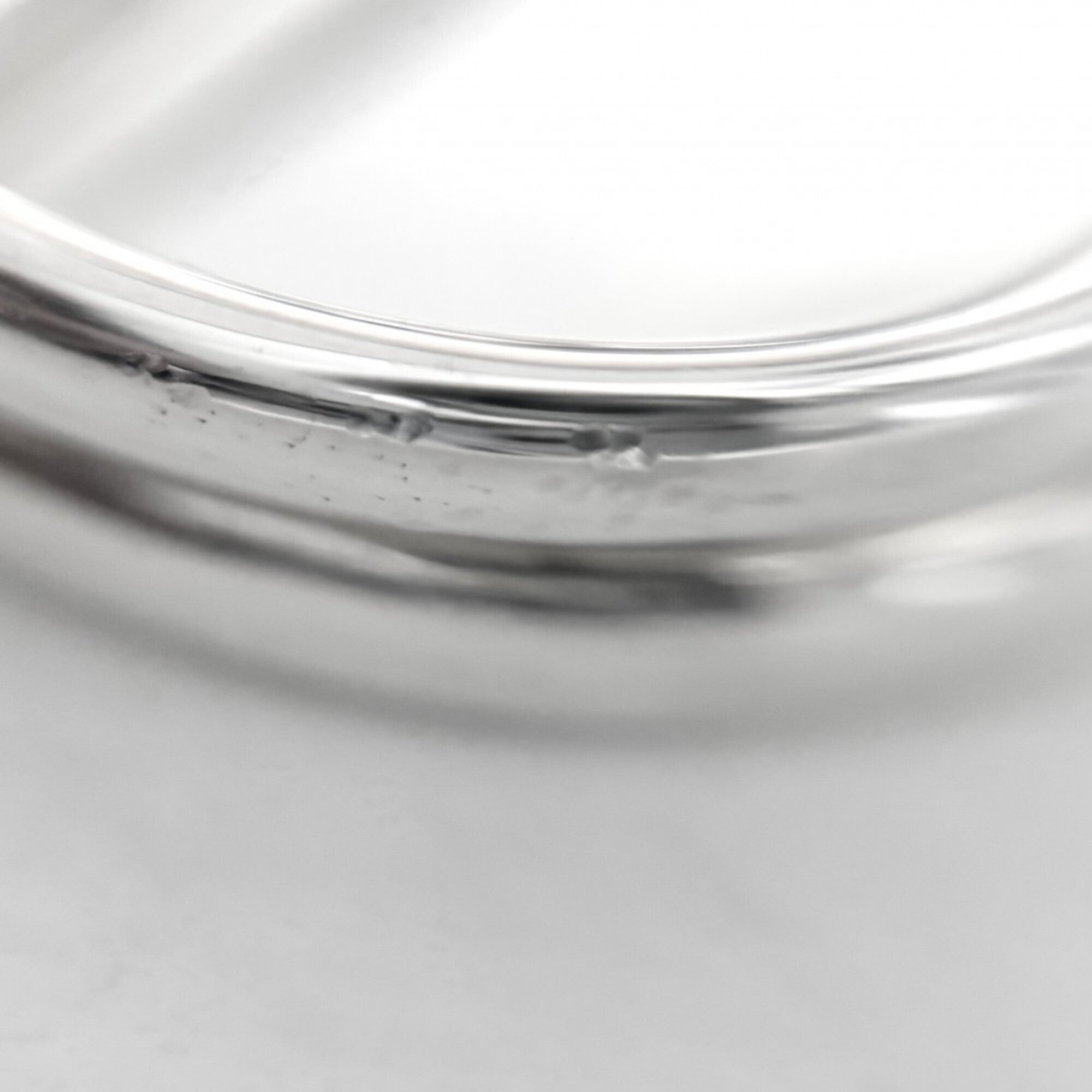 Hermes Silver 925 Band Ring (Pre-Owned)