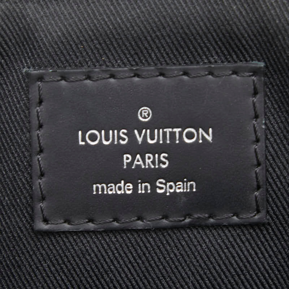 Louis Vuitton Black Pvc Leather Shoulder Bag (Pre-Owned)