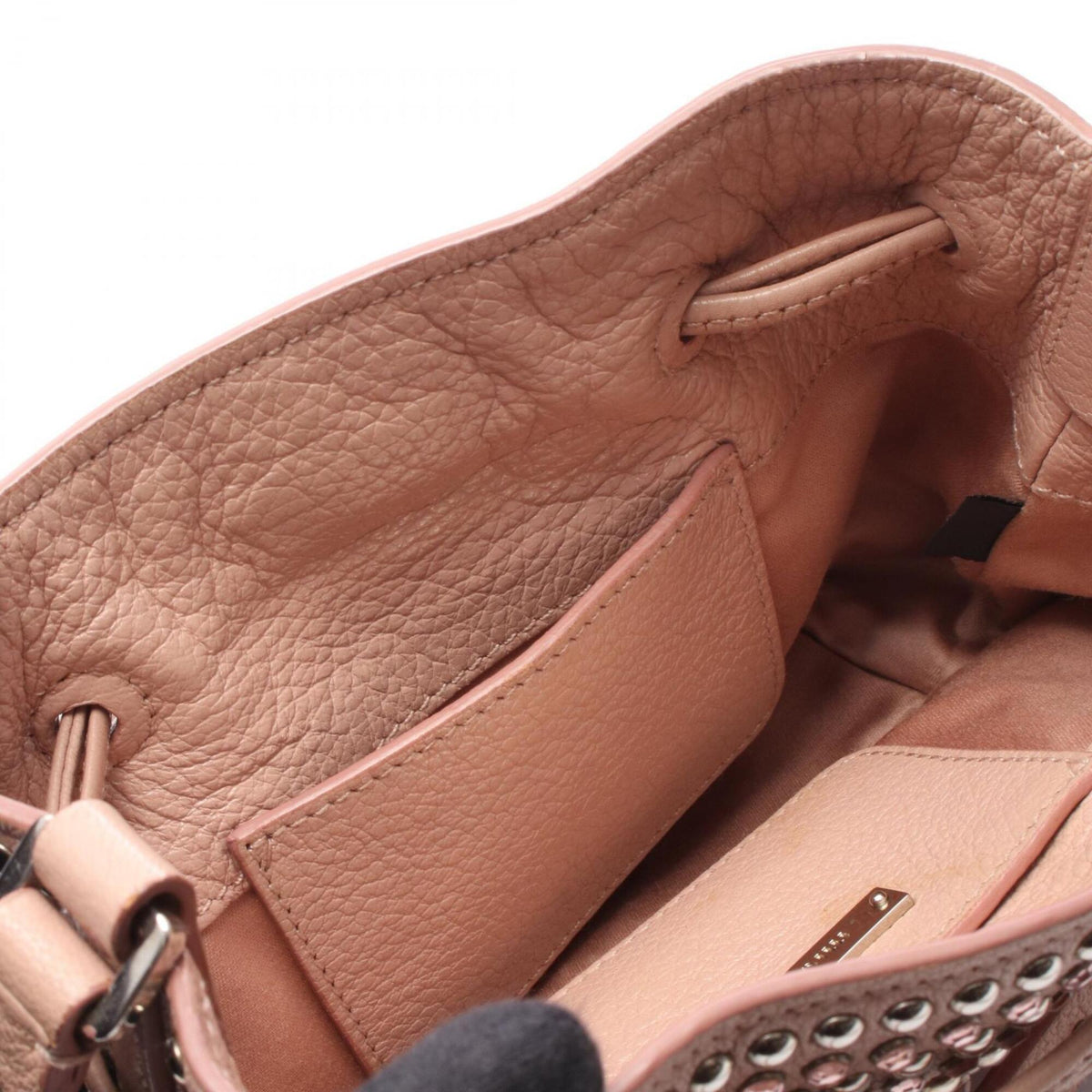 Miu Miu Pink Leather Handbag Shoulder Bag (Pre-Owned)