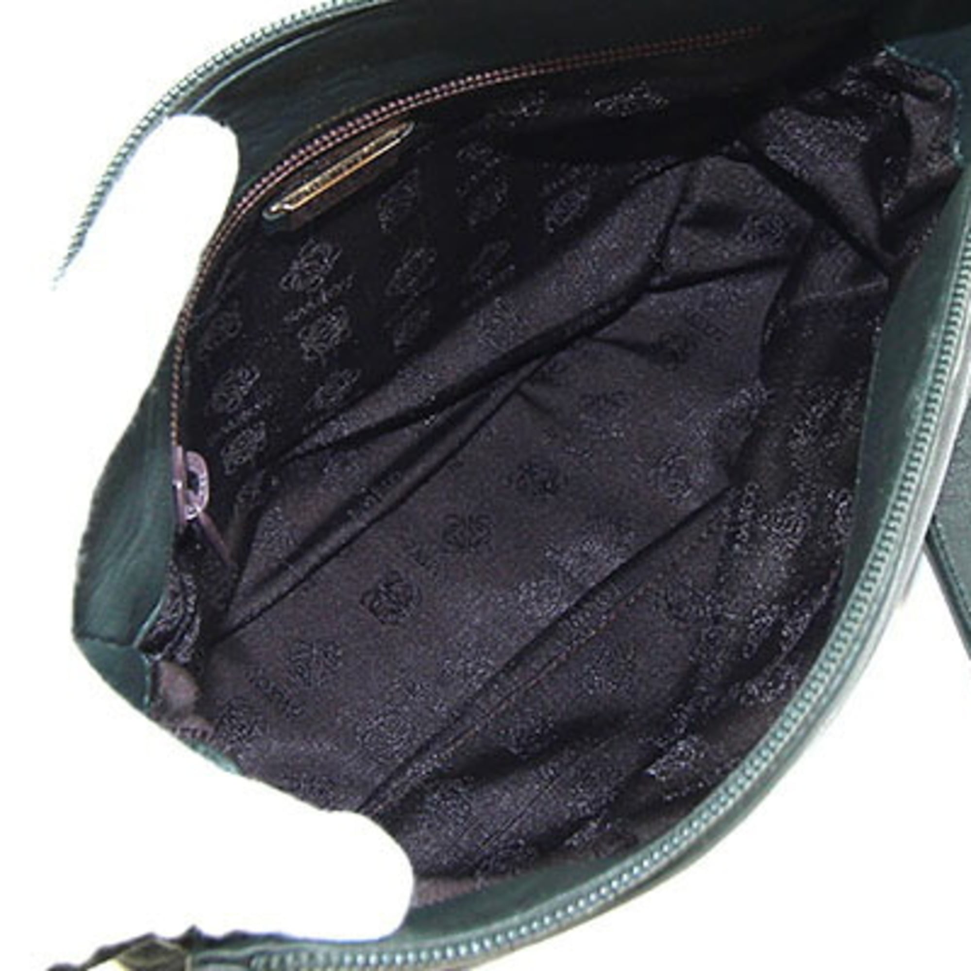 Loewe Green Leather Shoulder Bag (Pre-Owned)