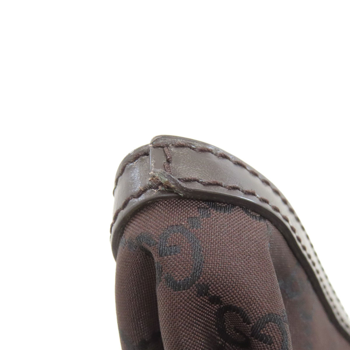 Gucci Dark Brown Nylon Tote Bag (Pre-Owned)